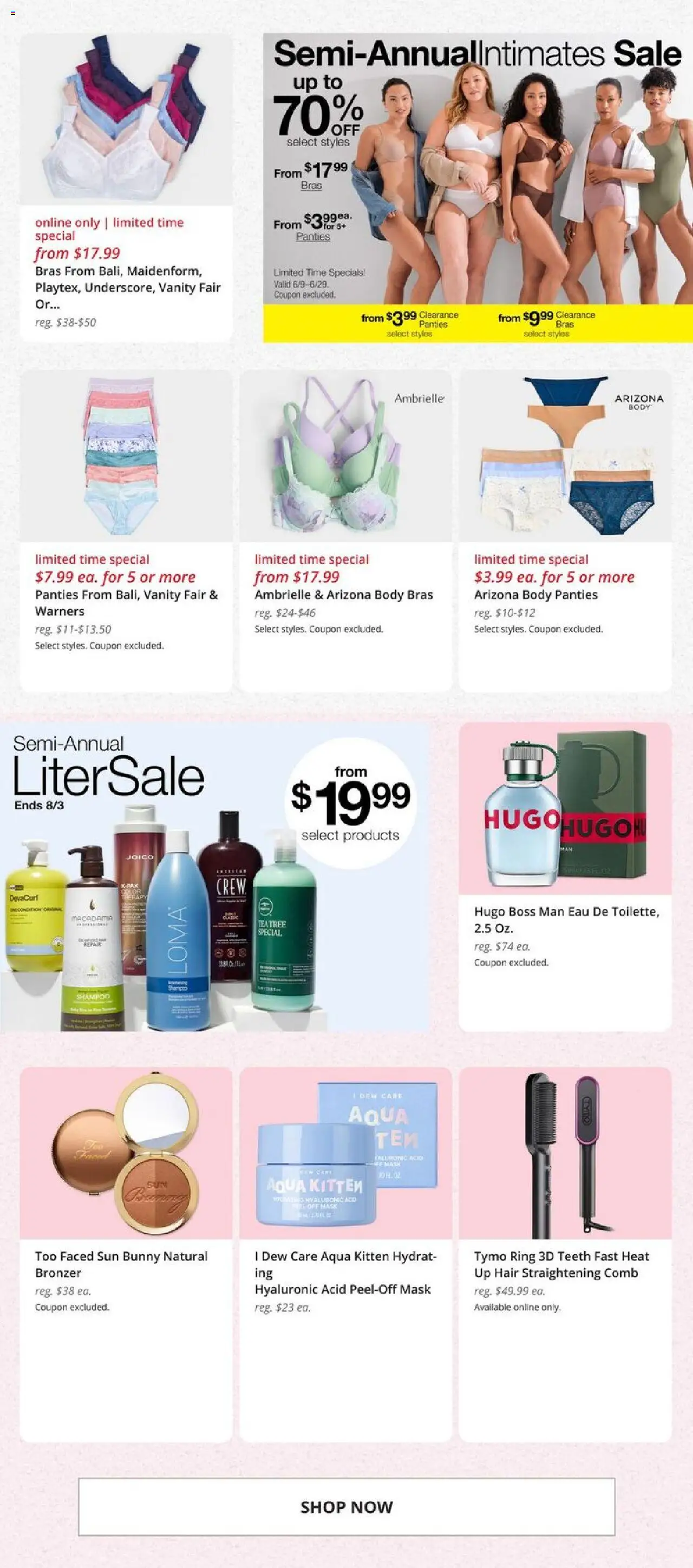 JCPenney Weekly Ad - valid from 16.06.2025 | Page: 7 | Products: Ring, Shampoo, Mask, Panties