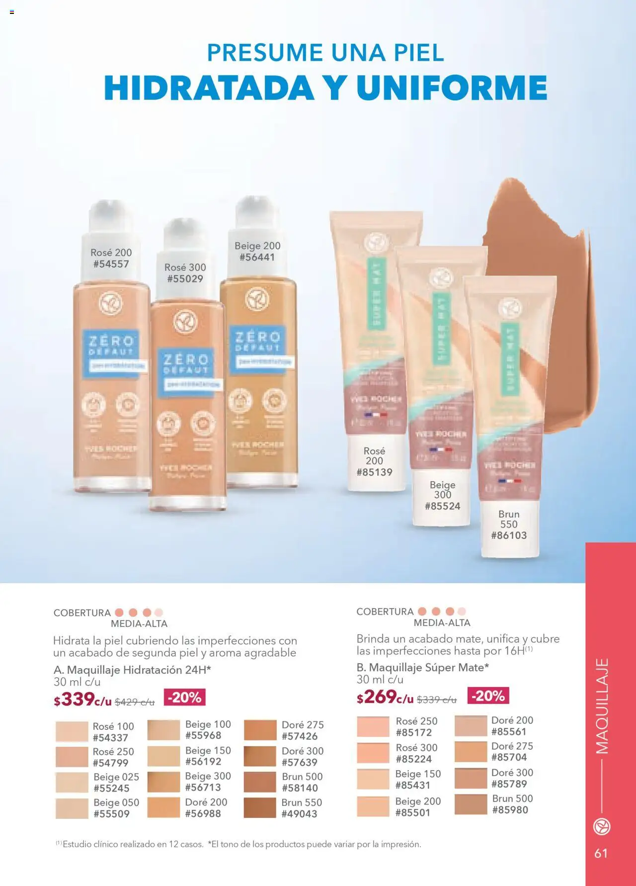 Nuevas ofertas de Yves Rocher válidas en toda la República Mexicana desde el 05.08.2025. ¡Encuentra las mejores ofertas en Yves Rocher - Campaña 11 2025! | Página: 63 | Productos: Maquillaje
