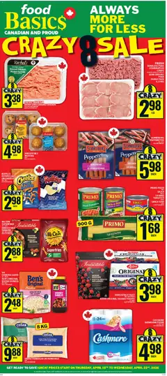 Preview of Food Basics weekly flyer / circulaire from shop Food Basics valid from 16.04.2026
