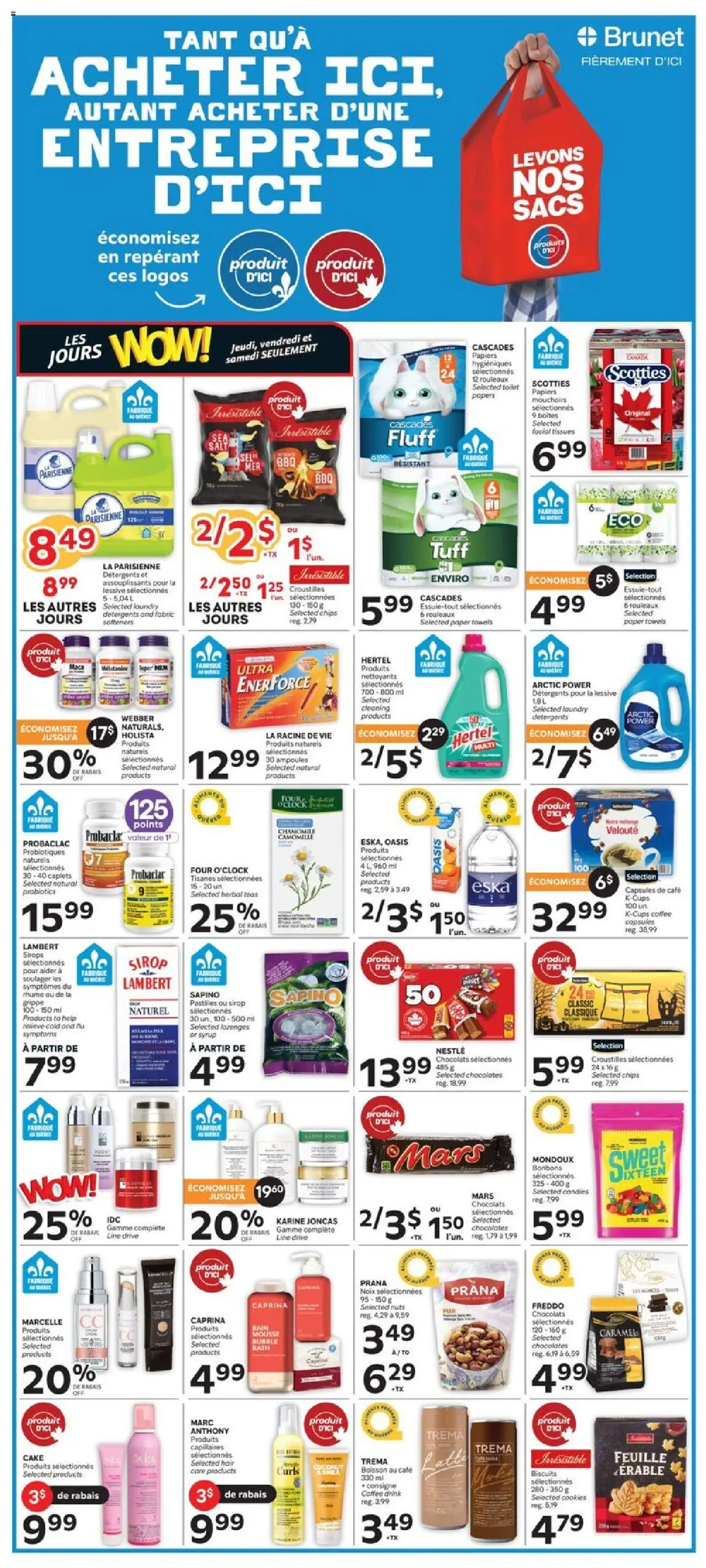 Brunet flyer valid from 09.10.2025 | Page: 9 | Products: Chips, Cookies, Bath, Coffee