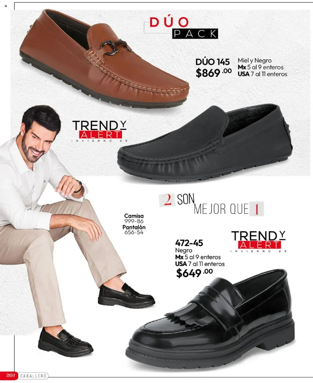 Nuevas ofertas de Cklass válidas en toda la República Mexicana desde el 16.09.2025. ¡Encuentra las mejores ofertas en Cklass - Catálogo Invierno Calzado! | Página: 208 | Productos: Camisa