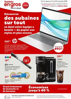 Preview of Staples - Entreprises from shop Staples valid from 07.11.2025