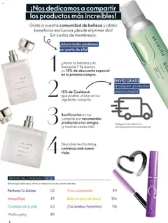Oriflame revista - valida desde el 13.09.2025 | Página: 8 | Productos: Té, Maquillaje