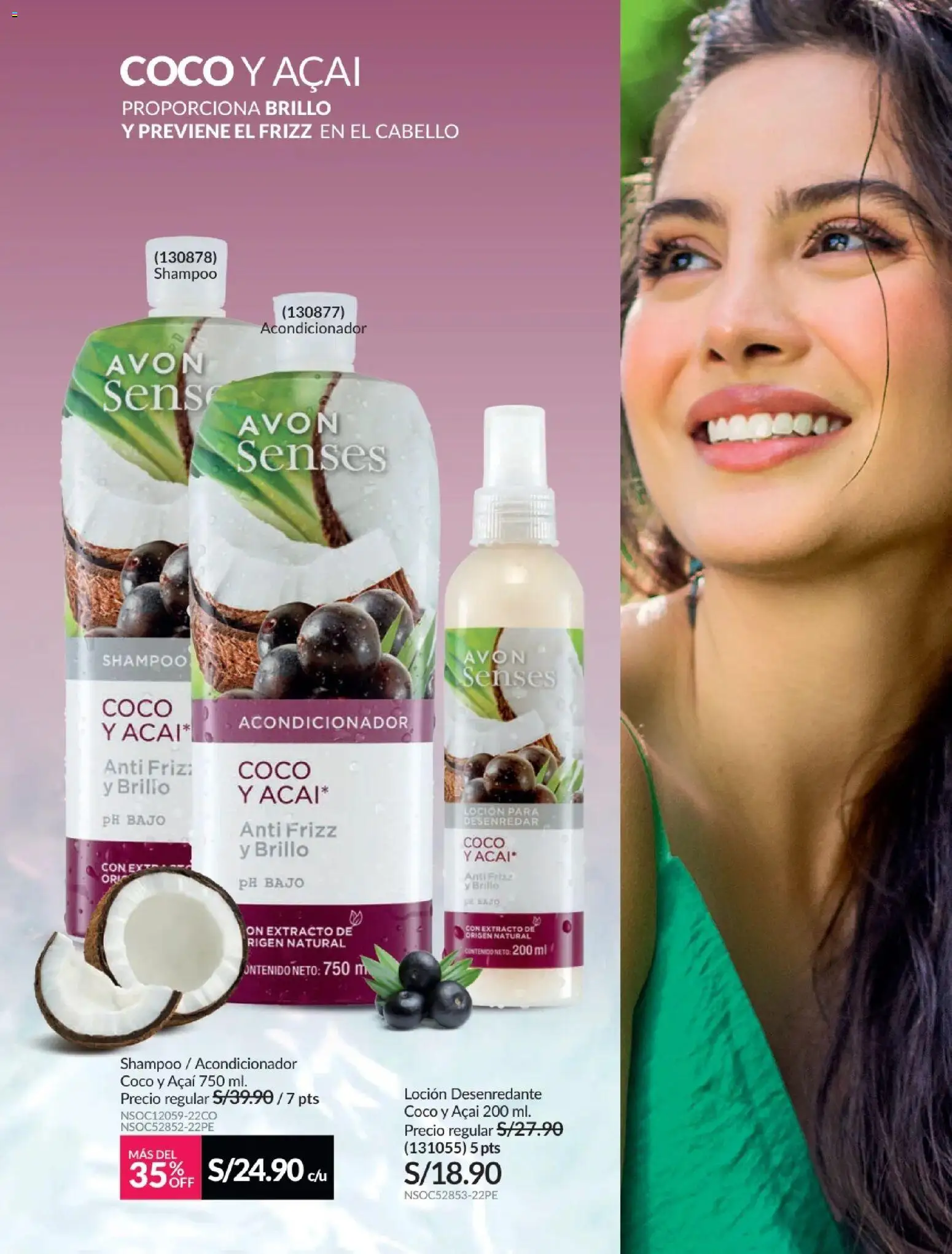 Catálogo Avon válido desde 01.01.2026 | Página: 160 | Productos: Shampoo, Acondicionador