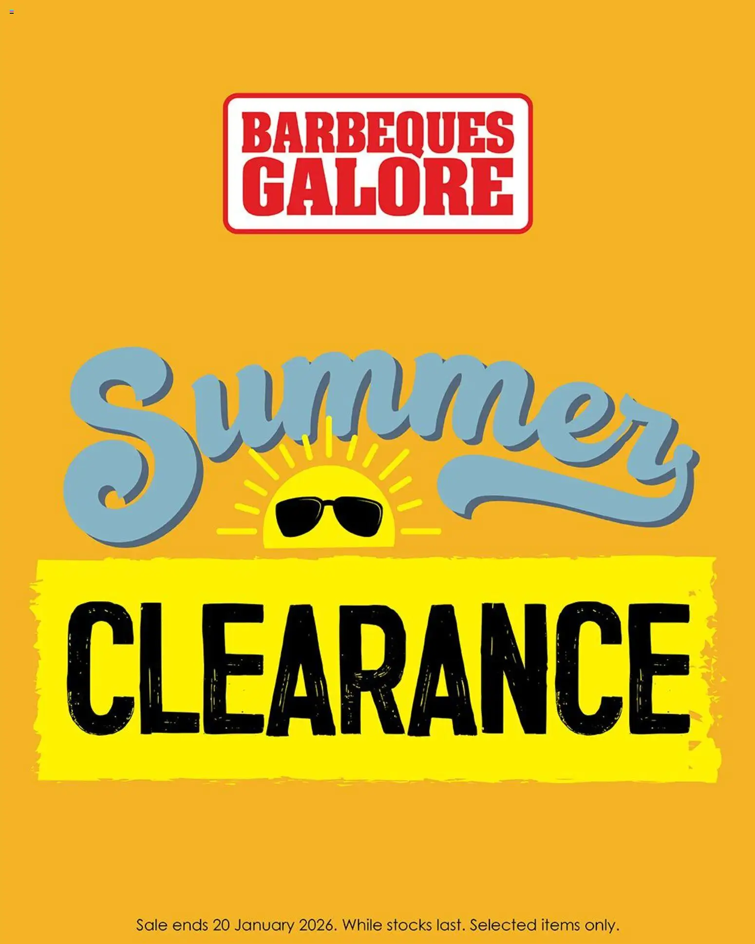 Barbeques Galore catalogue - valid from 09.01.2026 | Page: 1