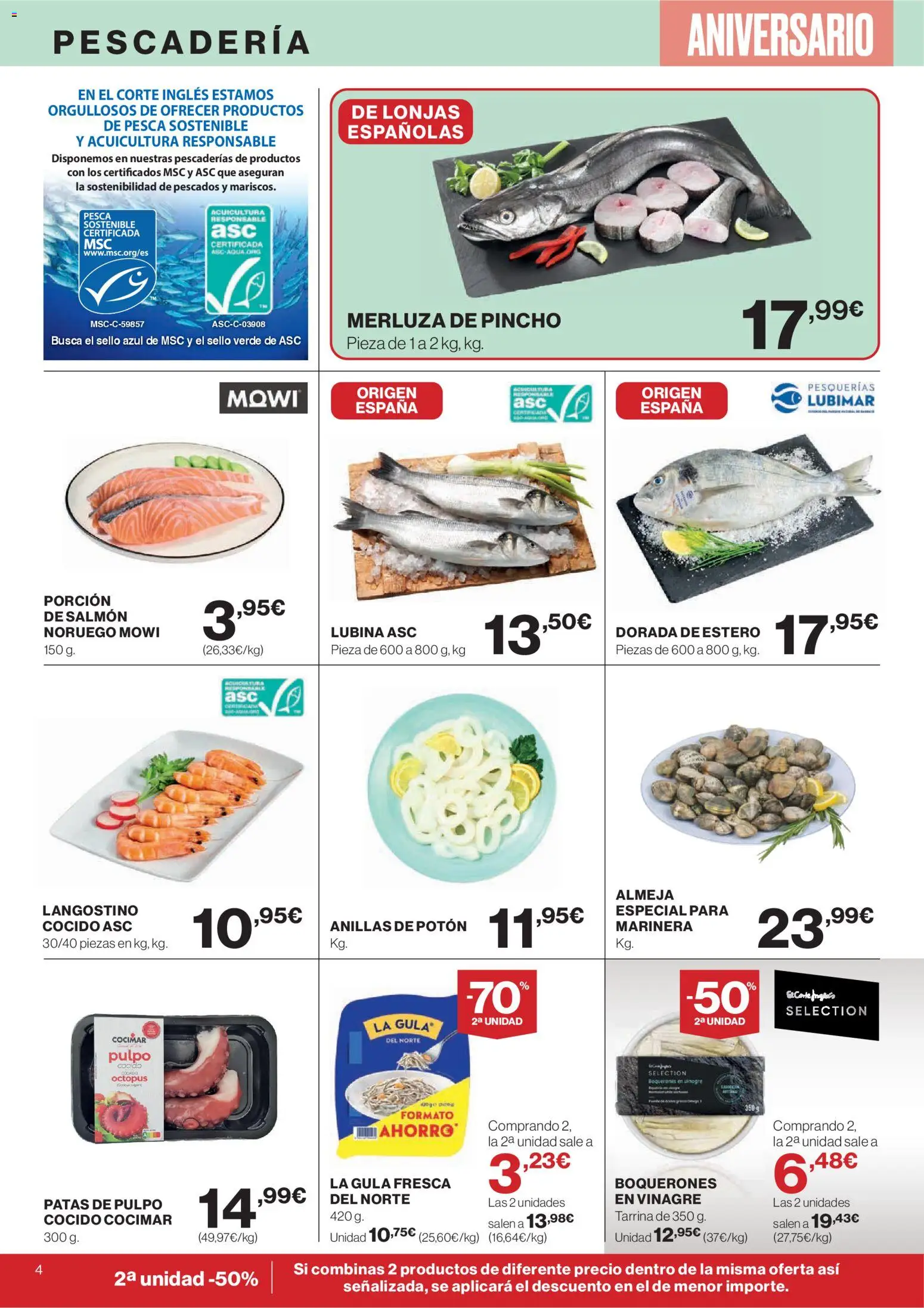 Nuevas ofertas de El Corte Inglés válidas en toda la República Mexicana desde el 23.10.2025. ¡Encuentra las mejores ofertas en El Corte - Catálogo Que necesitas hoy! | Página: 4 | Productos: Vinagre