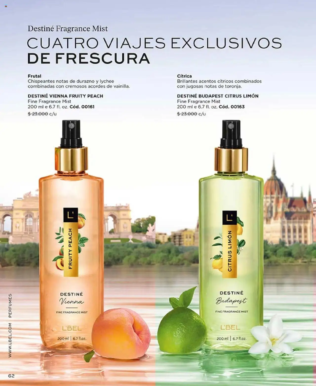 Catálogo L'Bel Campaña 14 │ válido desde el 01.09.2025 | Página: 62 | Productos: Limón, Durazno