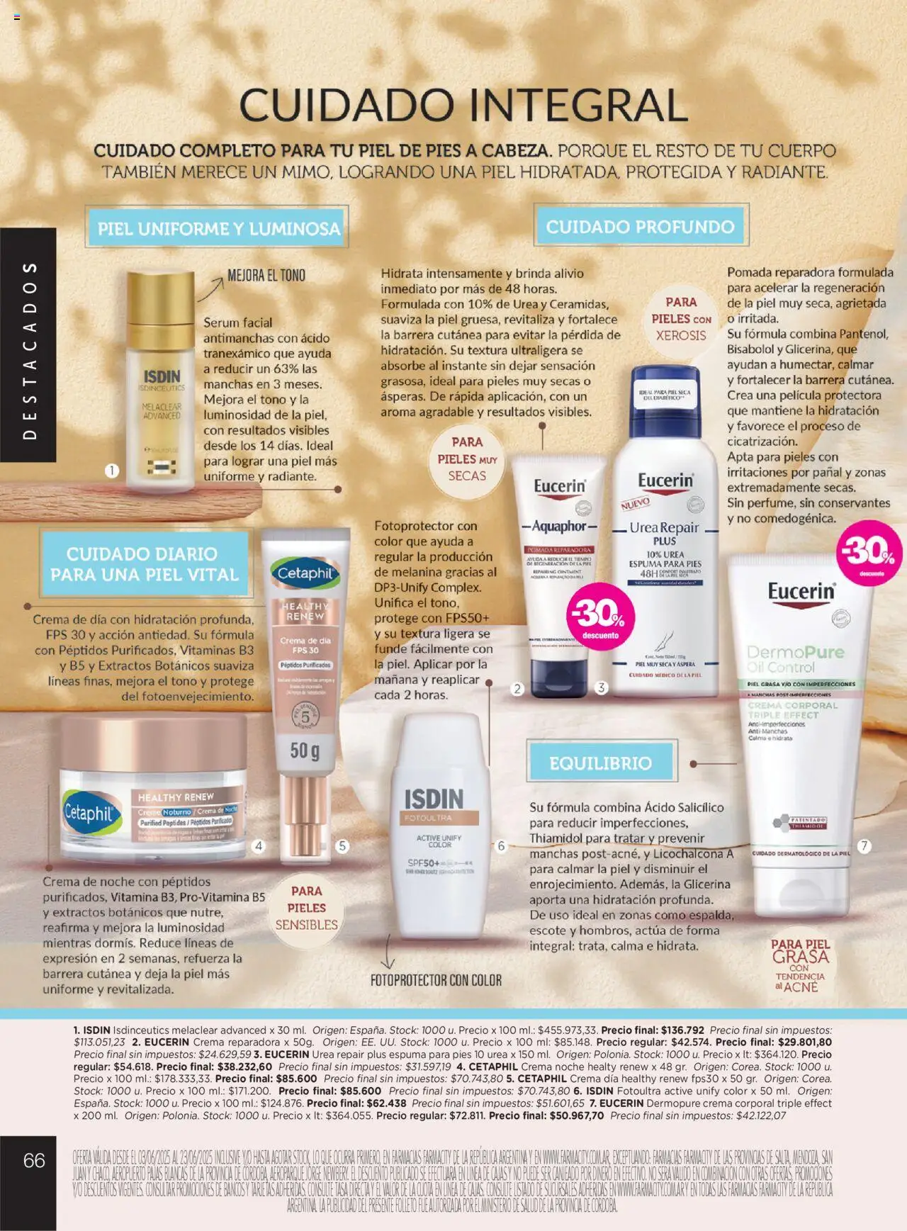 Farmacity catálogo │ válido desde el 03.06.2025 | Página: 66 | Productos: Vitaminas, Pomada, Serum, Crema