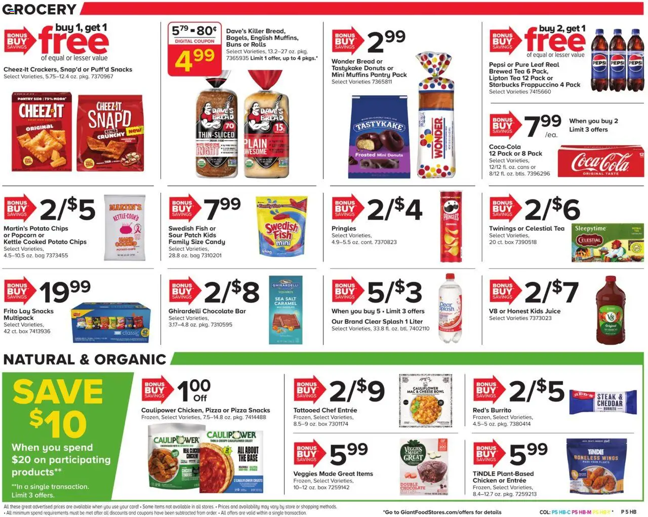 Giant Weekly Ad - valid from 03.10.2025 | Page: 14 | Products: Box, Cheese, Fish, Bag