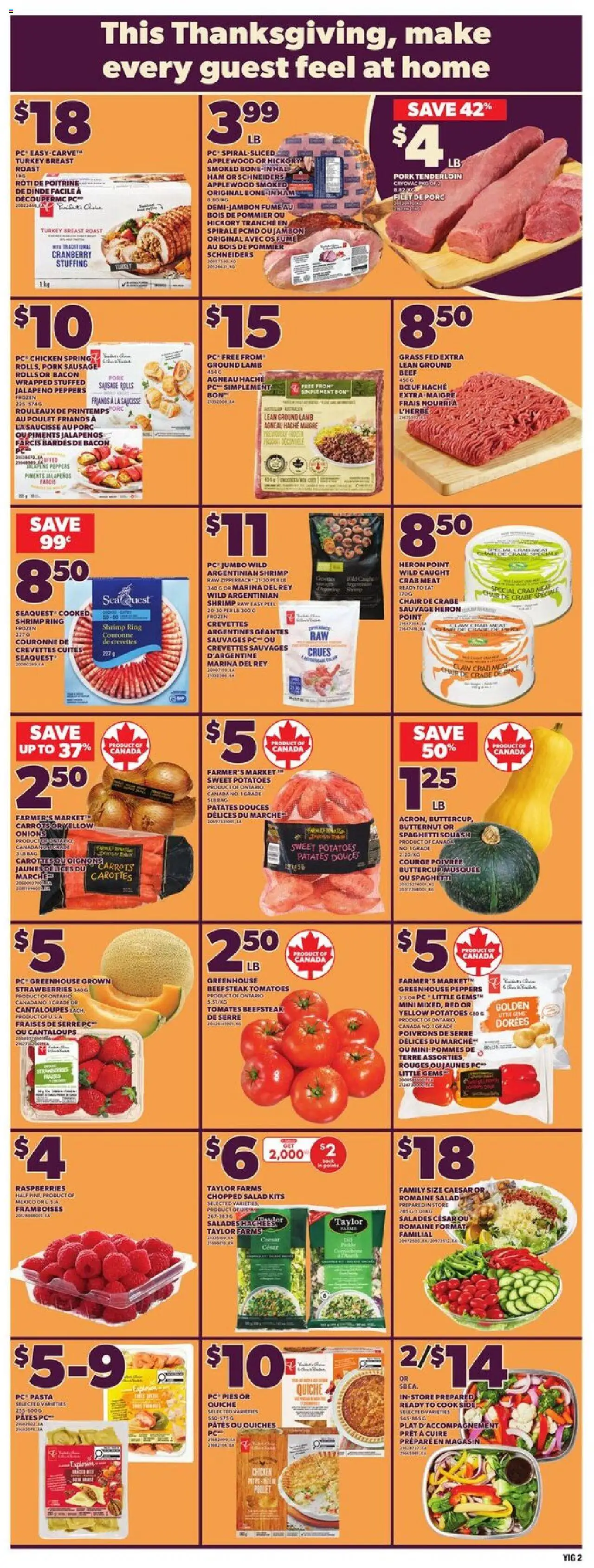 Independent Grocer flyer valid from 09.10.2025 | Page: 5 | Products: Beef, PC, Turkey, Potatoes