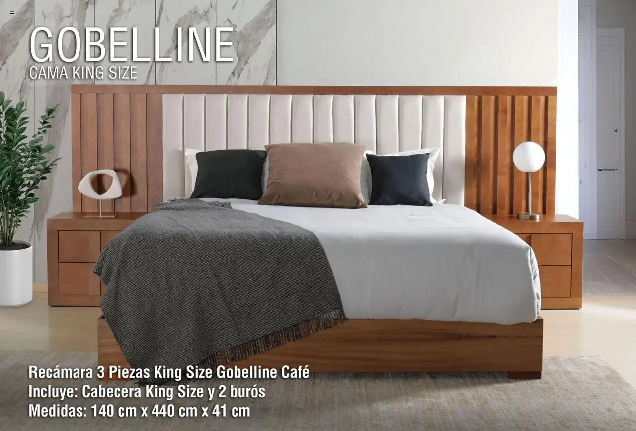 Nuevas ofertas de Muebles Dico válidas en toda la República Mexicana desde el 12.03.2025. ¡Encuentra las mejores ofertas en Muebles Dico catálogo Camas Tapizadas ! | Página: 30 | Productos: Café, Cabecera, Cama