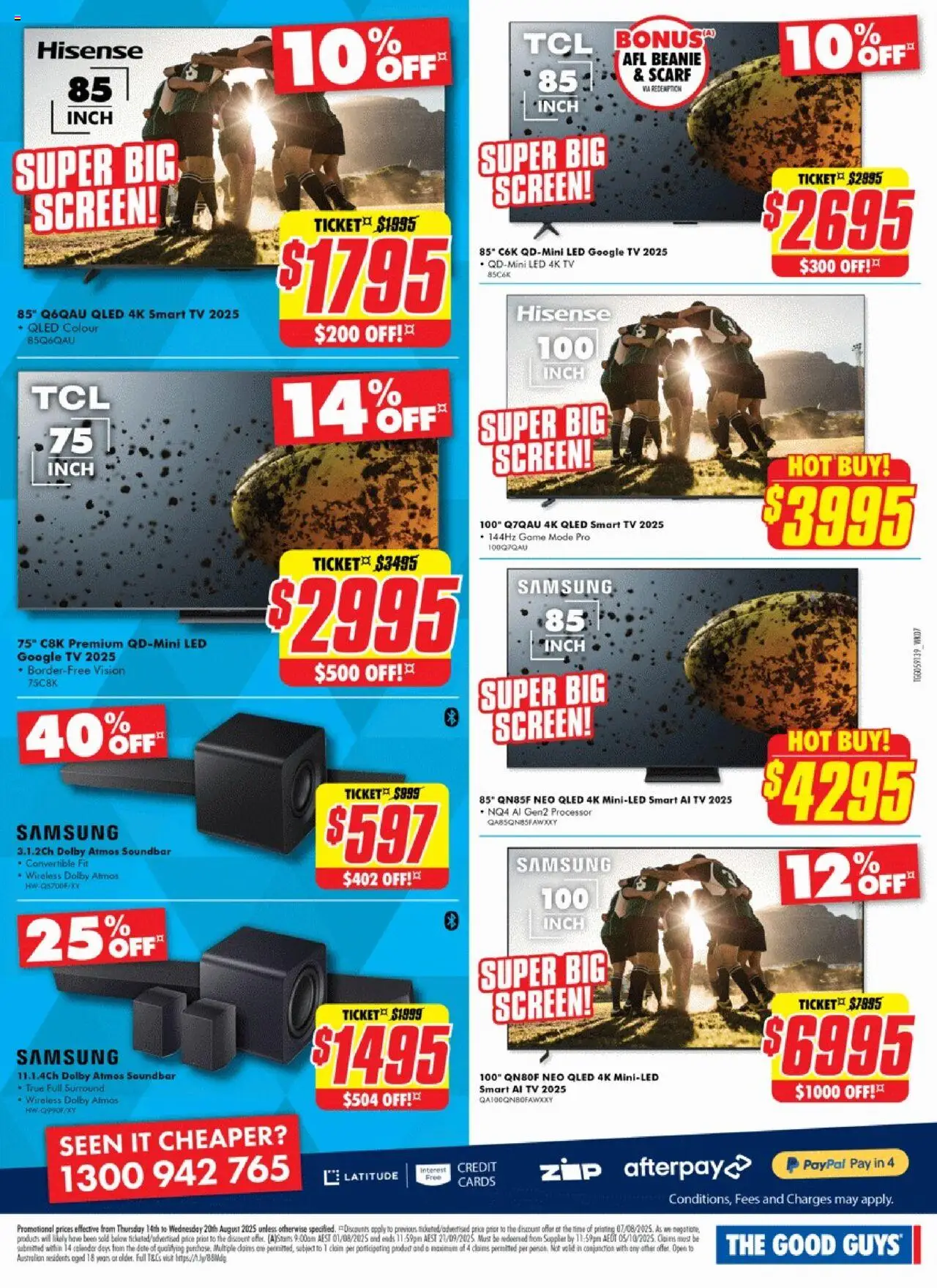 The Good Guys catalogue - valid from 13.08.2025 | Page: 15 | Products: Tv, Game, Smart tv, Screen