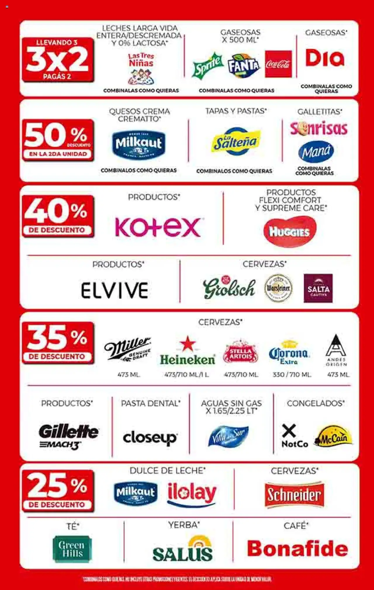 Supermercado DIA Ofertas │ válido desde el 13.08.2025 | Página: 2 | Productos: Galletitas, Pasta, Crema
