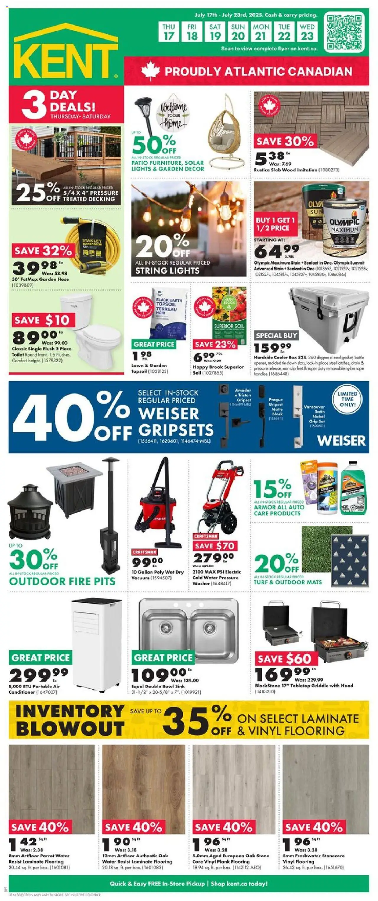 Kent flyer valid from 17.07.2025 | Page: 1 | Products: Conditioner, Box
