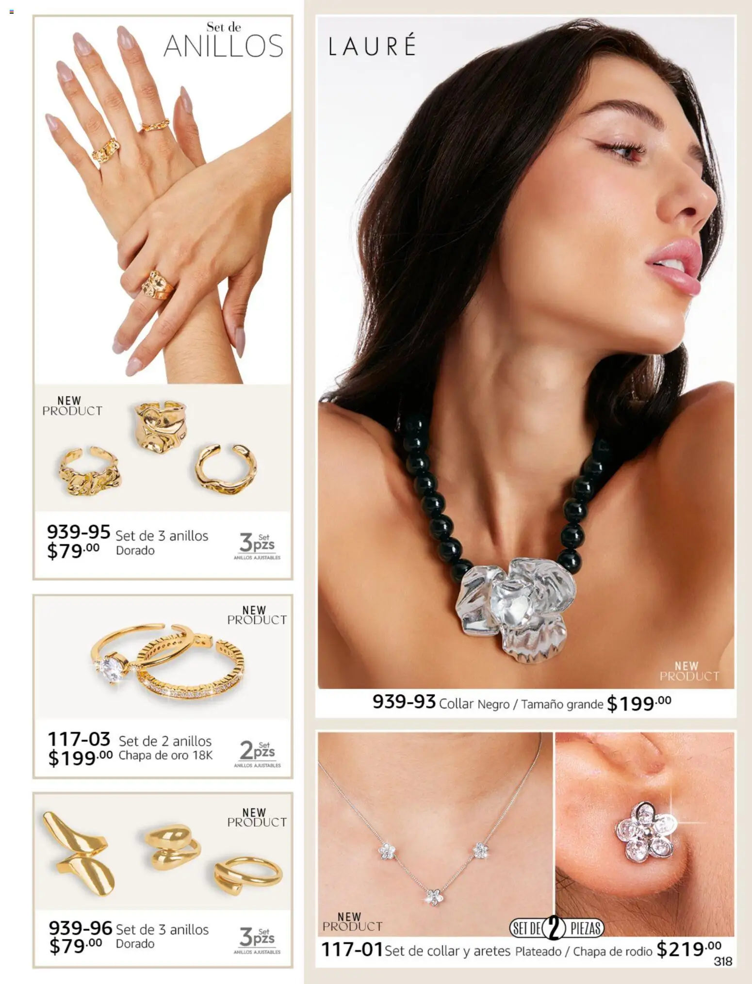 Nuevas ofertas de Cklass válidas en toda la República Mexicana desde el 02.01.2026. ¡Encuentra las mejores ofertas en Cklass catálogo Secrets! | Página: 393 | Productos: Chapa, Collar, Aretes