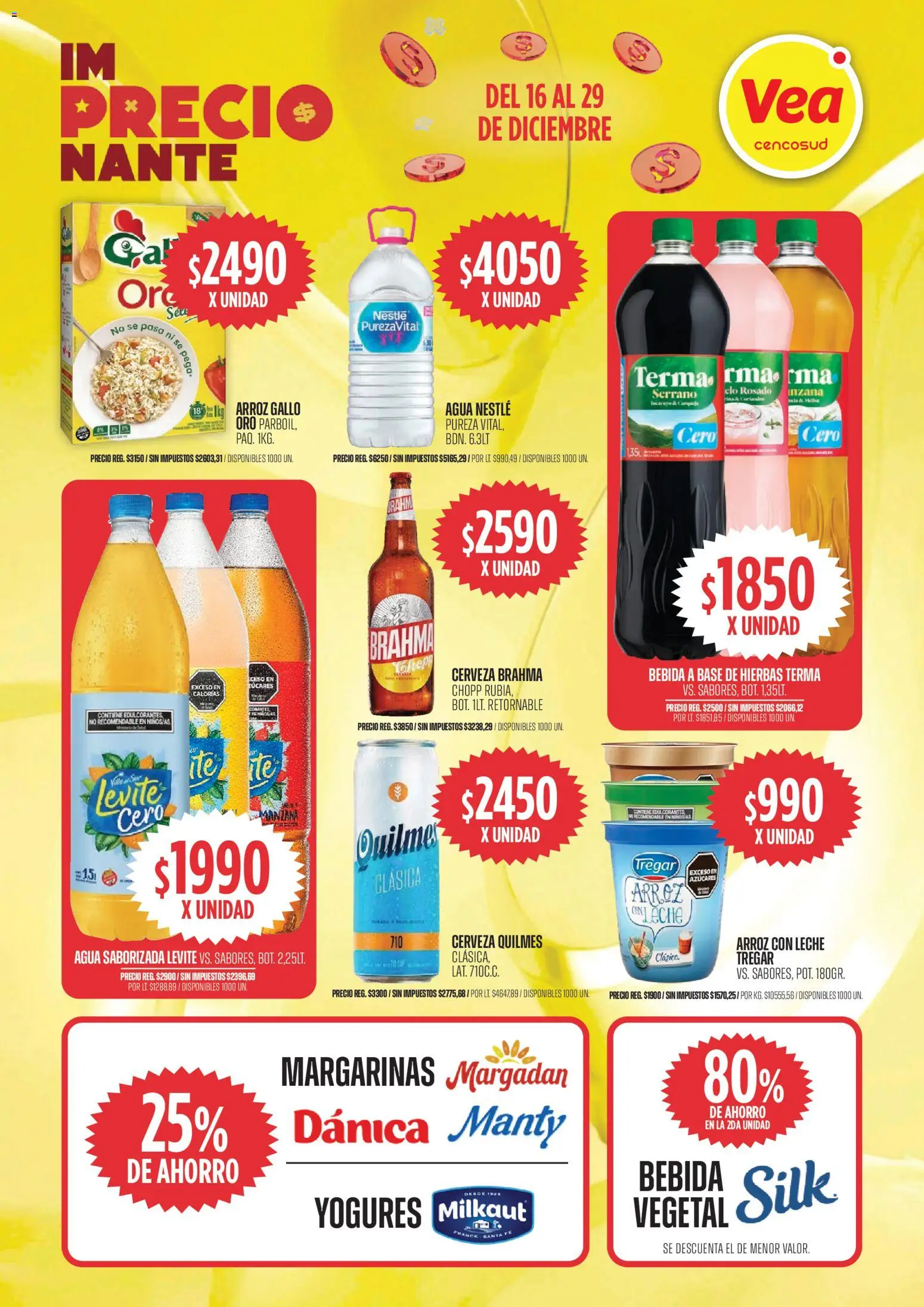 Vea -  Córdoba │ válido desde el 16.12.2025 | Página: 3 | Productos: Agua, Leche, Cerveza, Arroz