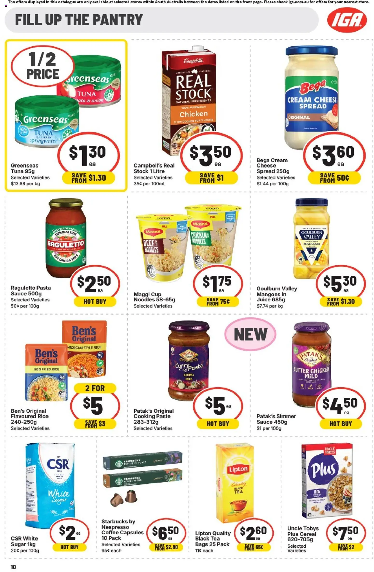 IGA catalogue - valid from 07.01.2026 | Page: 10 | Products: Cheese, Donuts, Muffins, Bakery