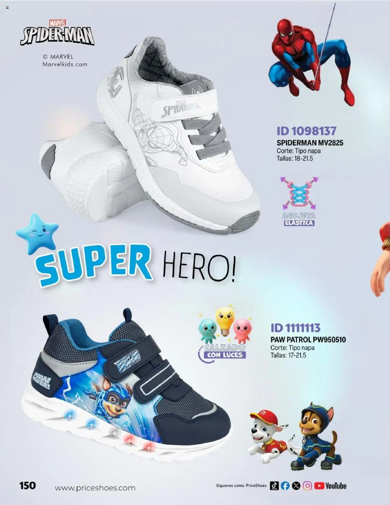Nuevas ofertas de Price Shoes válidas en toda la República Mexicana desde el 23.04.2025. ¡Encuentra las mejores ofertas en Price Shoes catálogo Kids! | Página: 150