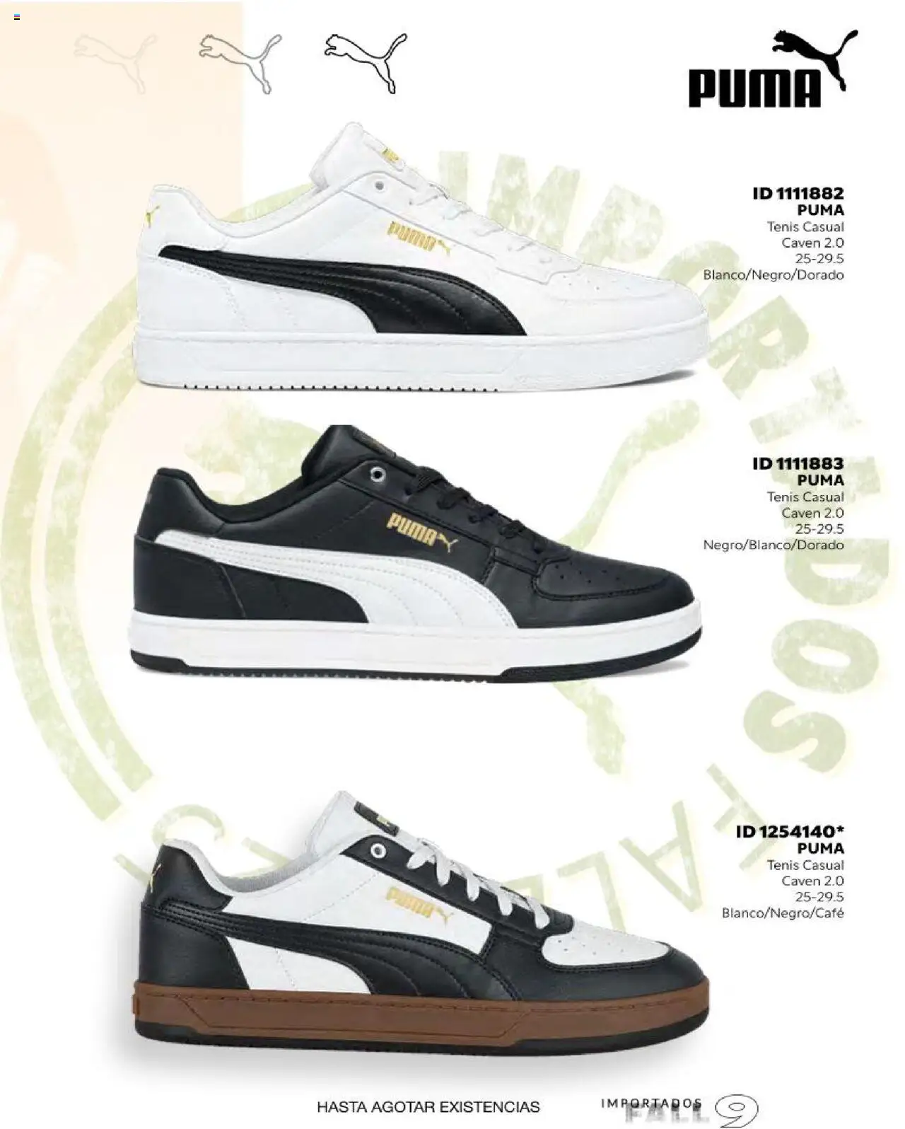 Nuevas ofertas de Price Shoes válidas en toda la República Mexicana desde el 18.10.2025. ¡Encuentra las mejores ofertas en Price Shoes catálogo Fall Importados segunda! | Página: 9 | Productos: Tenis