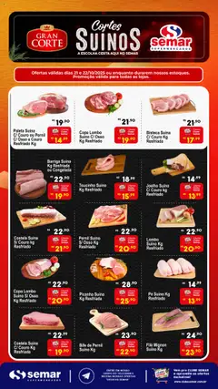 Semar Supermercado - Ofertas Gran Corte - Pré-Visualização do folheto da loja Semar Supermercado, válido de 21.10.2025
