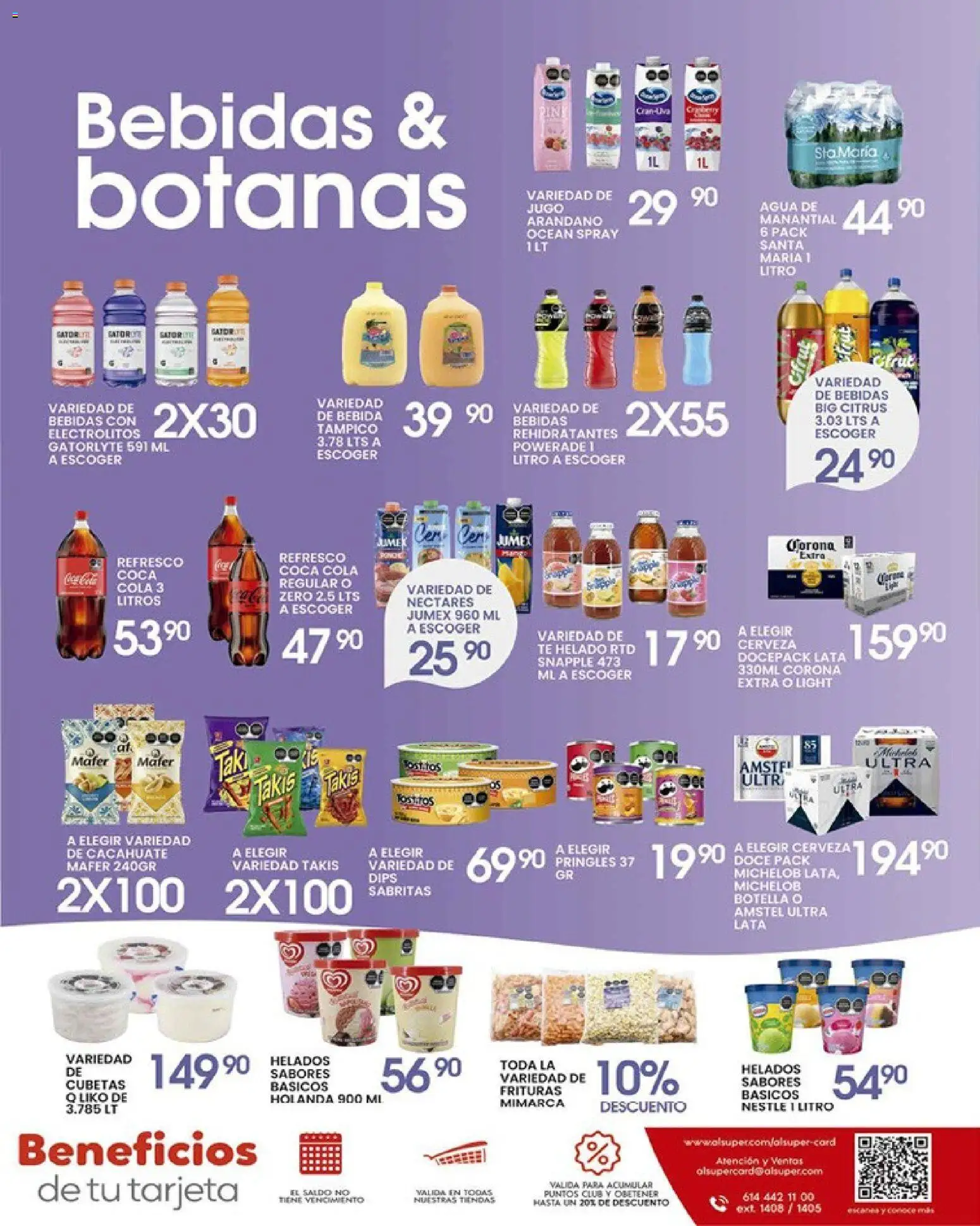 Nuevas ofertas de Alsuper válidas en toda la República Mexicana desde el 21.04.2026. ¡Encuentra las mejores ofertas en Alsuper folleto Torreon! | Página: 7 | Productos: Refresco, Jugo, Cerveza, Té