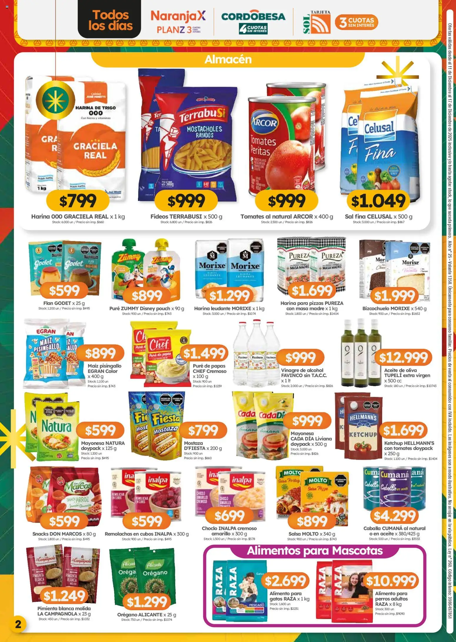 Cordiez ofertas │ válido desde el 11.12.2025 | Página: 2 | Productos: Vinagre, Sal, Caballa, Orégano