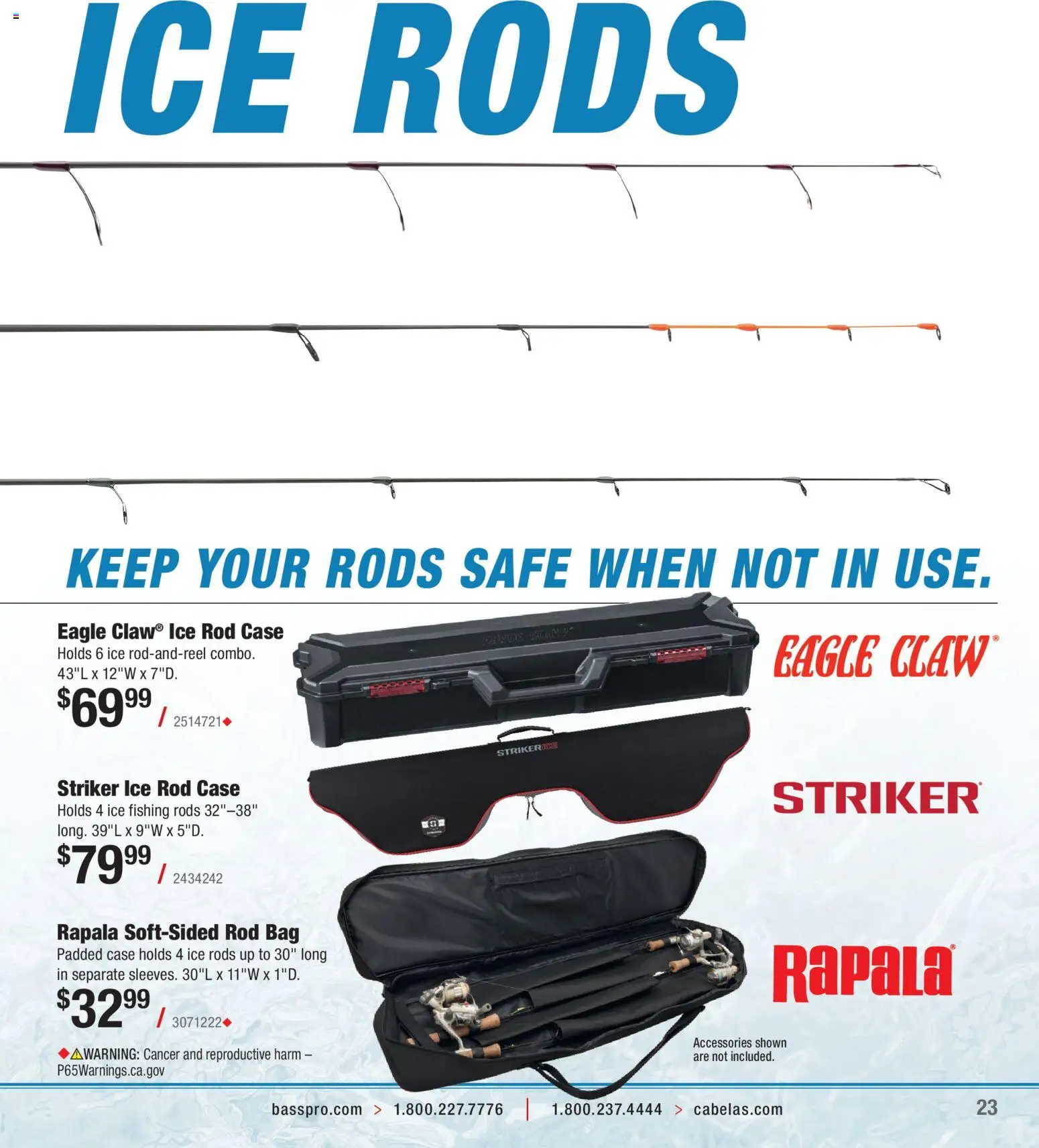 Cabela's Ice Fishing 25 - valid from 01.11.2025 | Page: 23 | Products: Safe, Case, Bag, Rod