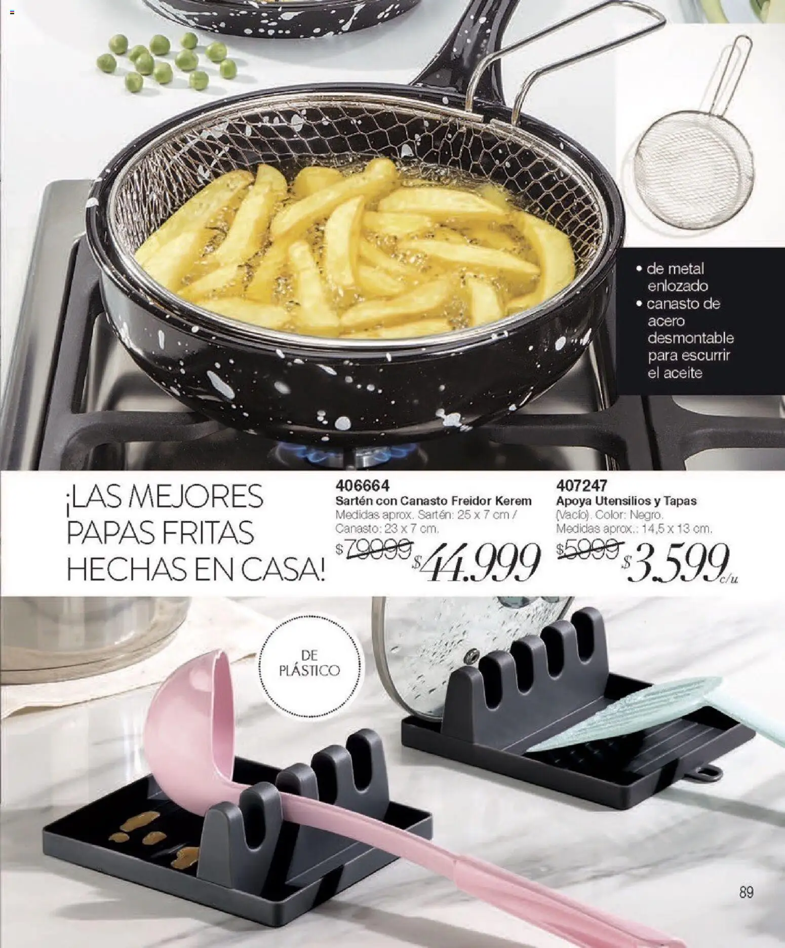 Violetta - Violetta Cosméticos │ válido desde el 18.03.2026 | Página: 89 | Productos: Sartén, Aceite, Papas fritas