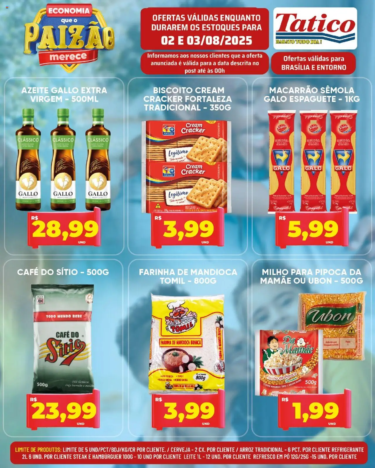 Tatico Folheto - válido de 02.08.2025 | Página: 4 | Produtos: Refresco, Arroz, Cream cracker, Azeite