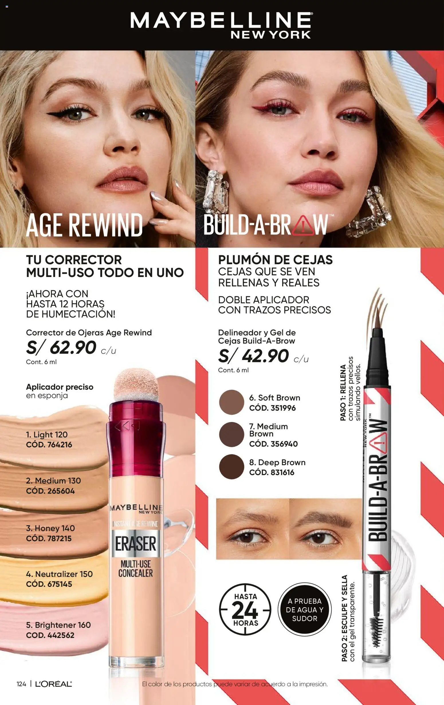 Catálogo Azzorti válido desde 07.01.2026 | Página: 127 | Productos: Esponja, Delineador, Corrector