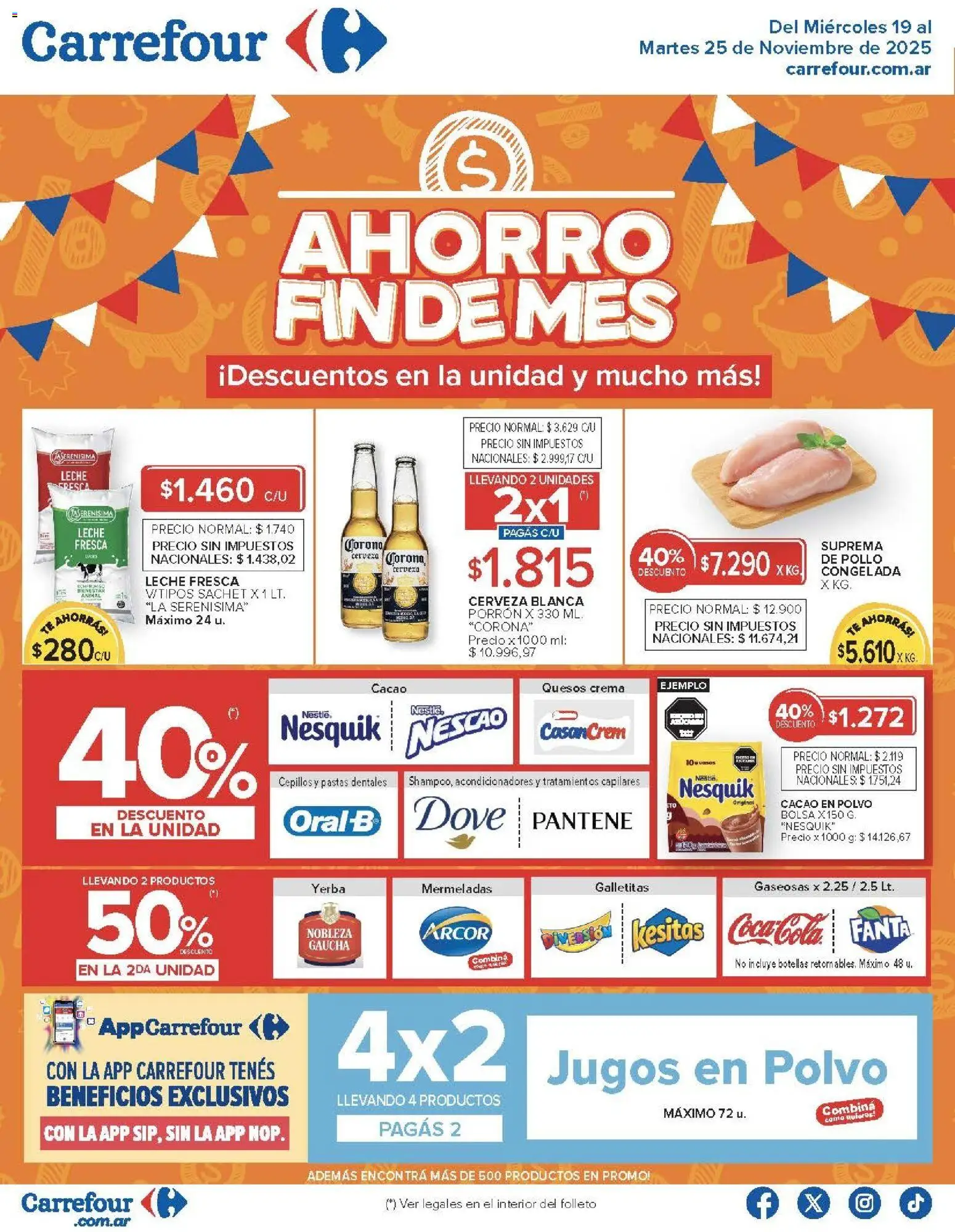 Carrefour ofertas │ válido desde el 19.11.2025 | Página: 1
