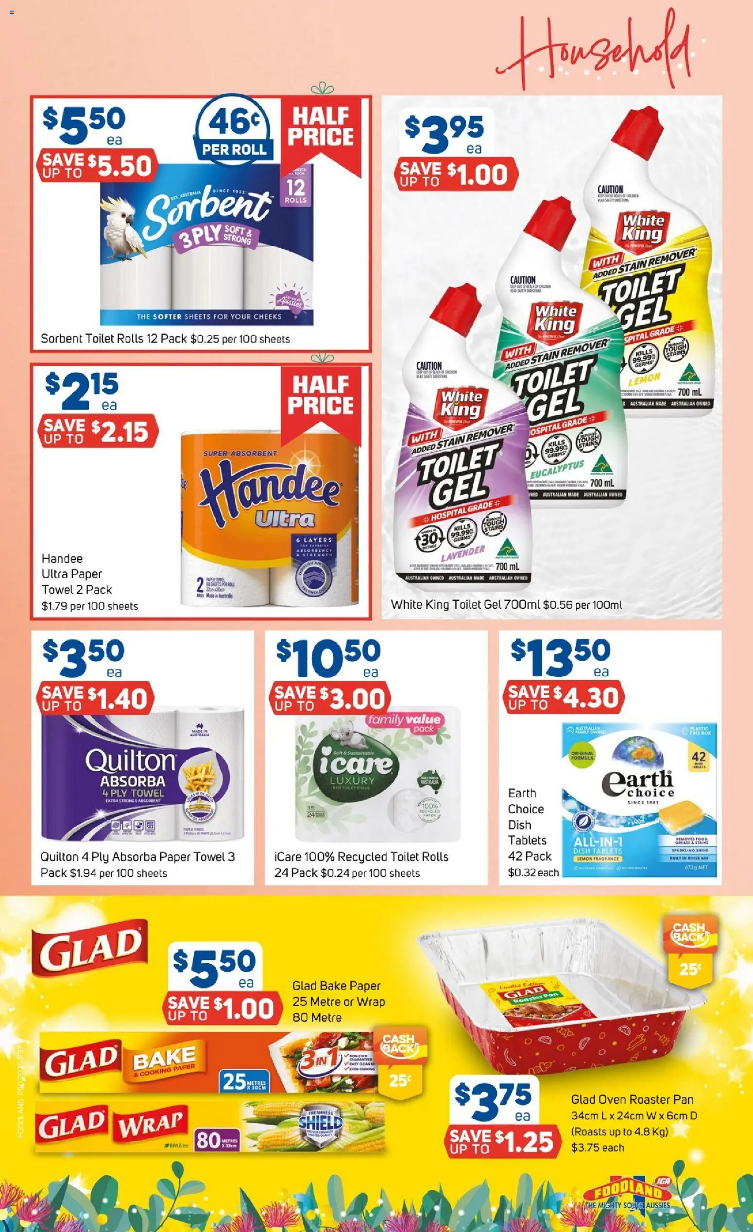 Foodland catalogue - valid from 10.12.2025 | Page: 37 | Products: Toilet, Stain remover, Lemon, Tablets