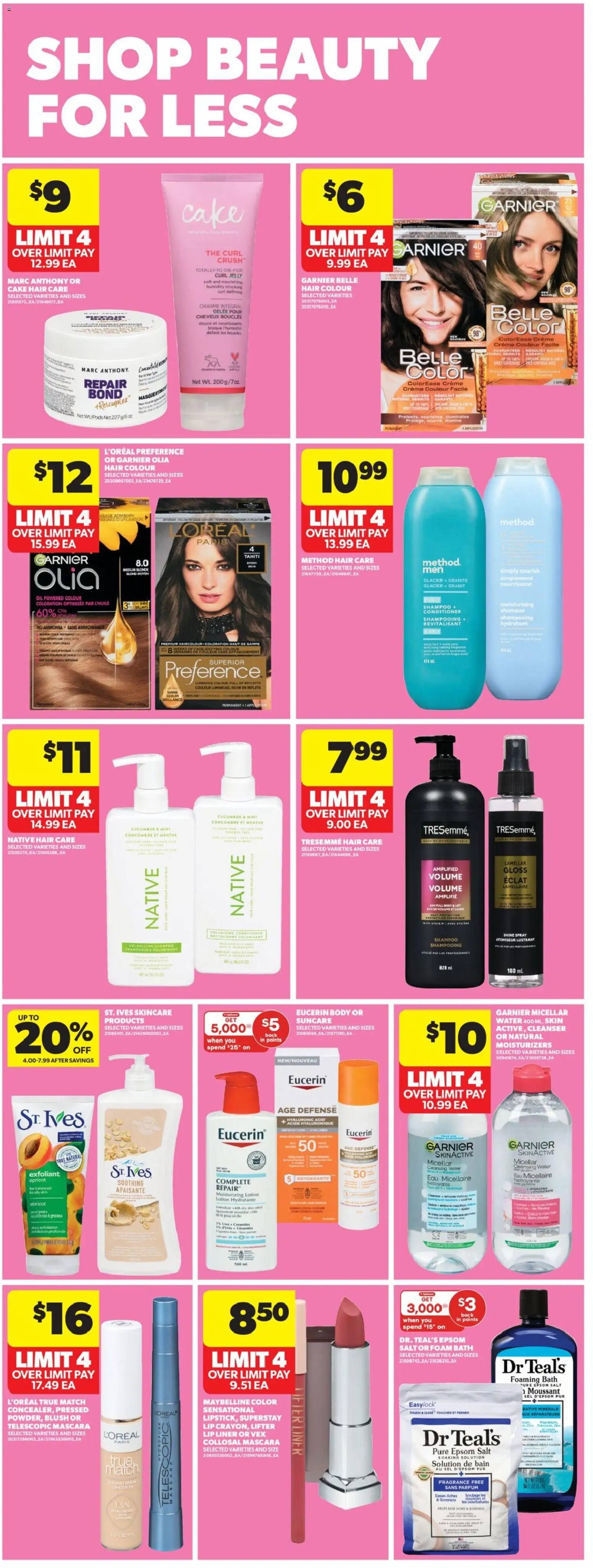Real Canadian Superstore flyer valid from 01.01.2026 | Page: 25 | Products: Fragrance, Blush, Shampoo, Bath