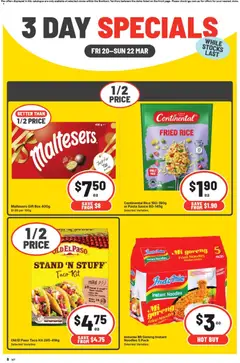 Preview of IGA 3 Day Specials NT - valid from 20.03.2026 | Page: 2 | Products: Rice, Pasta, Sauce, Salsa