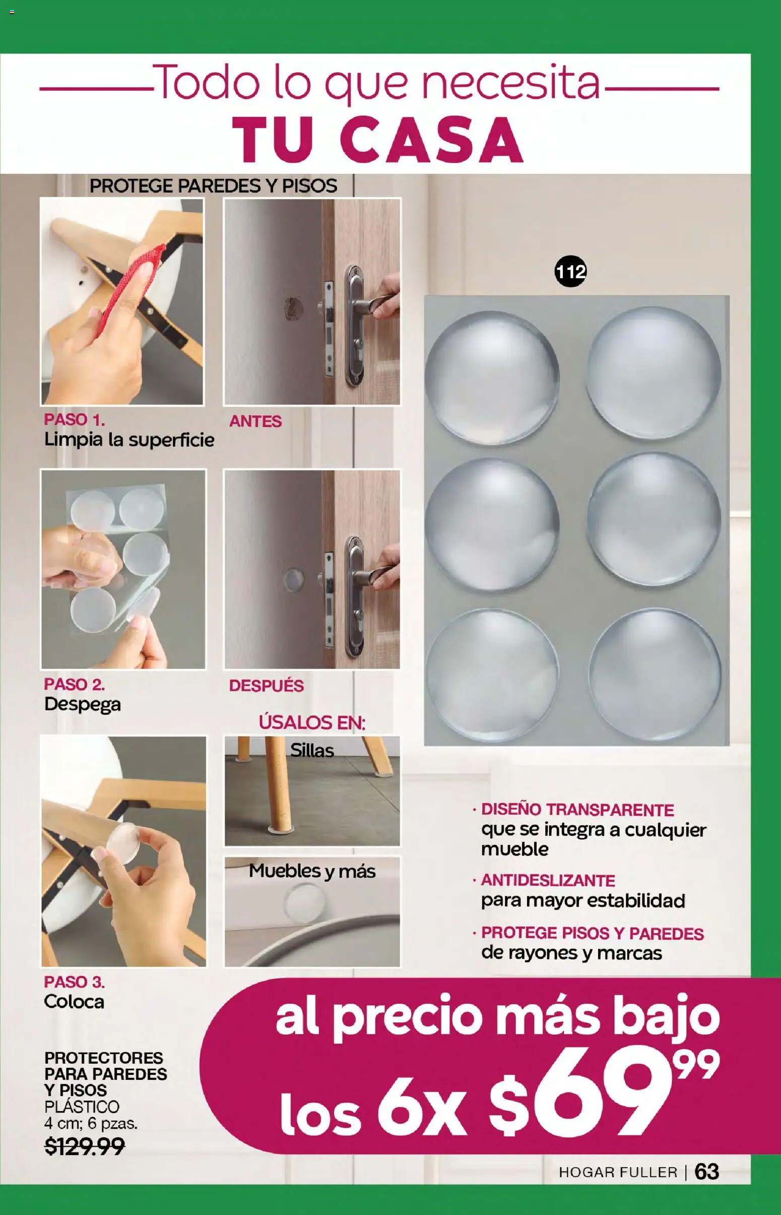 Nuevas ofertas de Fuller válidas en toda la República Mexicana desde el 21.01.2026. ¡Encuentra las mejores ofertas en Fuller campaña 21 2026! | Página: 63