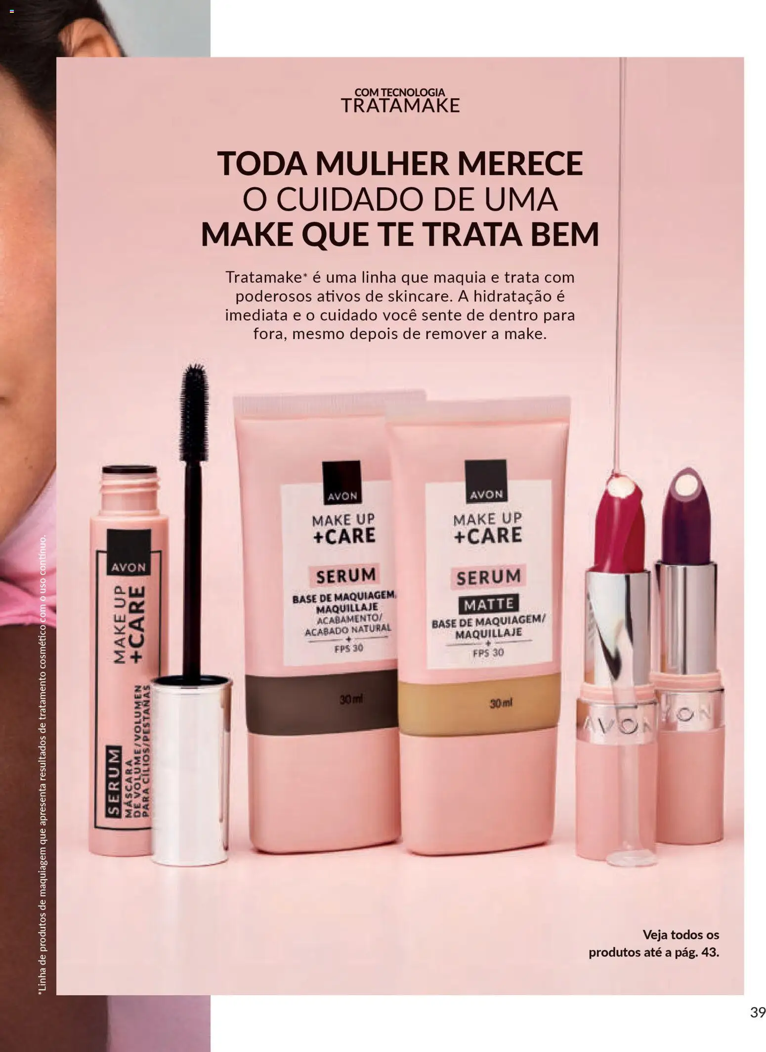 Avon Folheto - válido de 18.02.2026 | Página: 39 | Produtos: Maquiagem, Base, Sérum