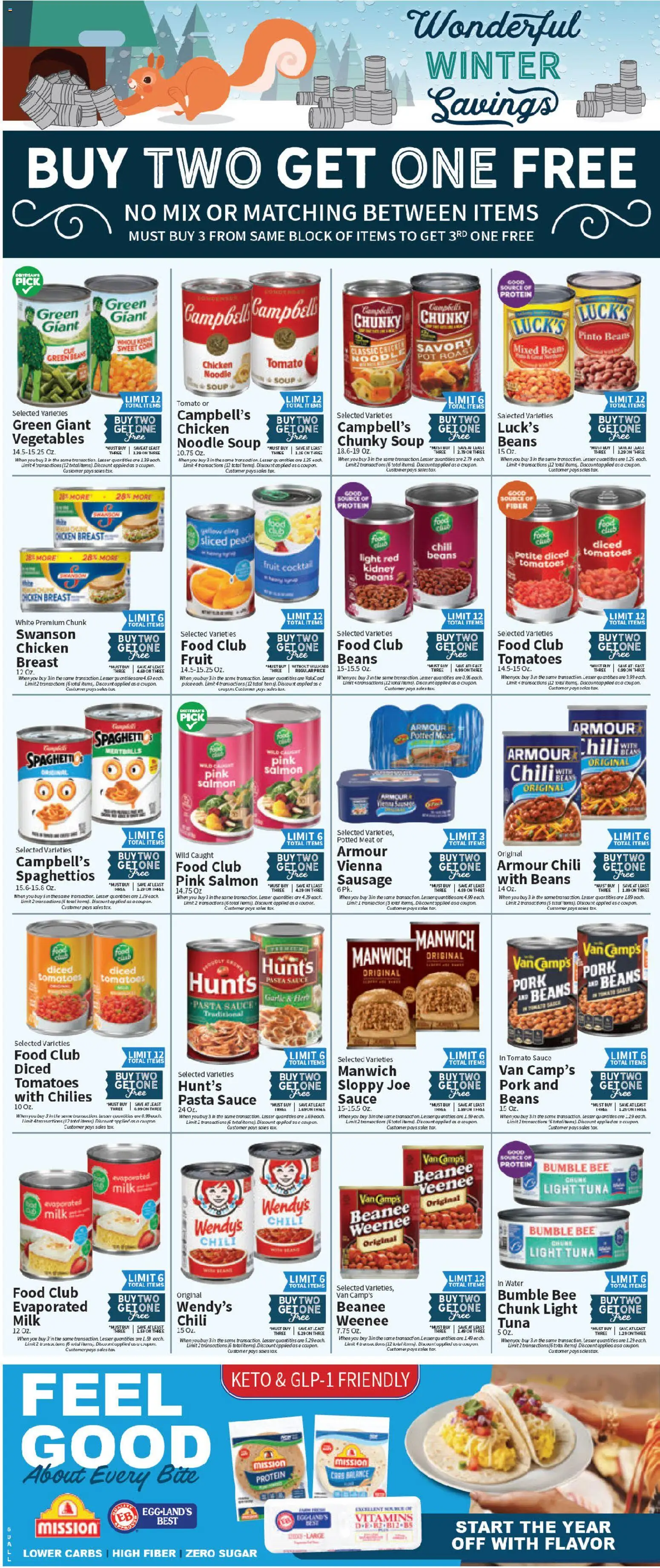 Food City Weekly Ad - valid from 07.01.2026 | Page: 8 | Products: Corn, Pasta, Vegetables, Sugar