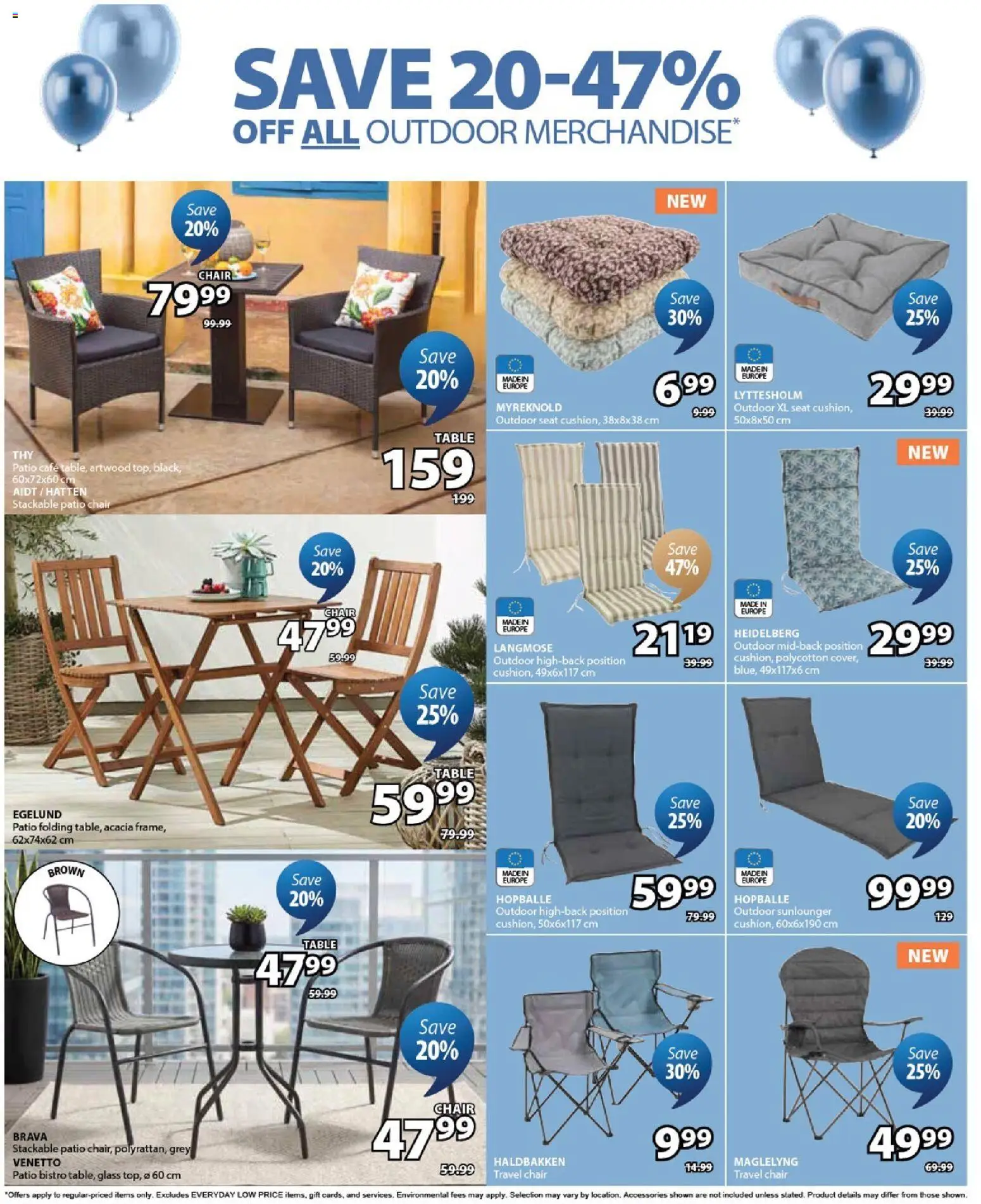 JYSK flyer valid from 09.04.2026 | Page: 6 | Products: Table, Chair