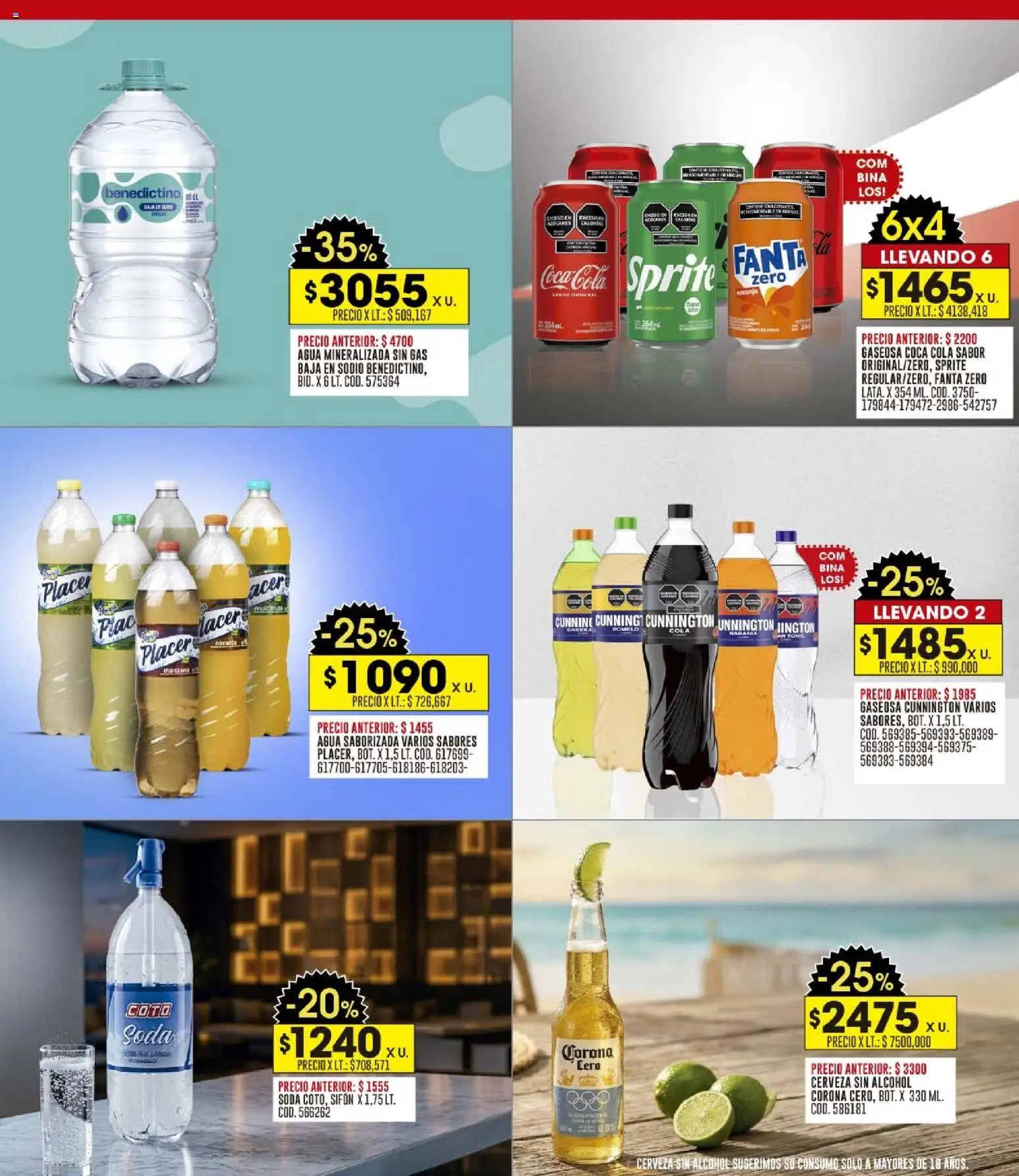Coto ofertas │ válido desde el 09.03.2026 | Página: 9 | Productos: Soda, Manzana, Agua, Agua saborizada
