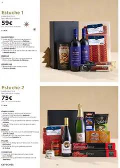 Vista previa de El Corte Inglés - Catálogo Cestas Navidad 2025, nuevo folleto de la tienda, válido en México a partir del 03.10.2025 | Página: 50 | Productos: Aceitunas, Leche, Chocolate, Cava