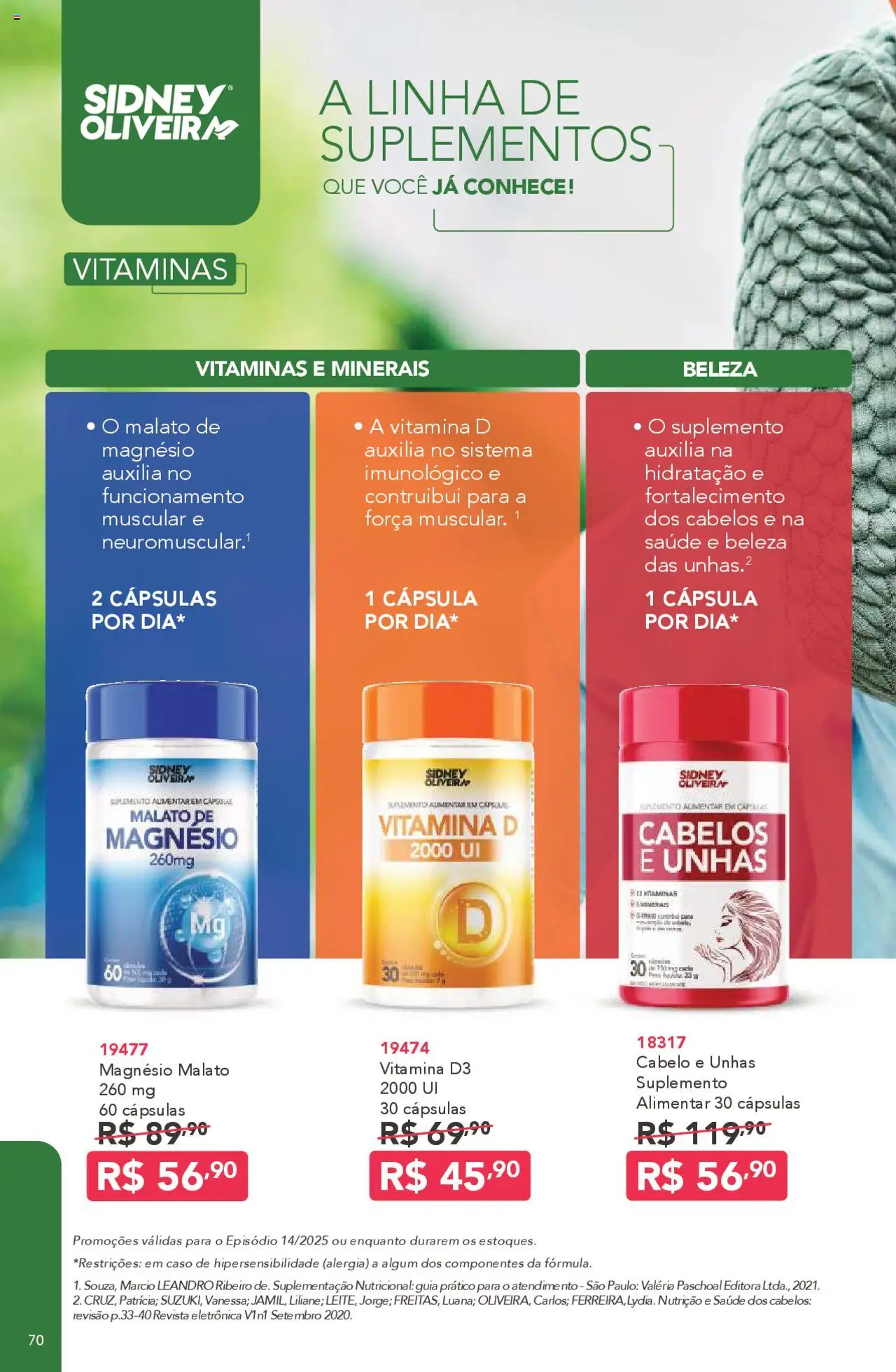 Jequiti Folheto - válido de 03.10.2025 | Página: 70 | Produtos: Revista, Suplementos, Vitamina d