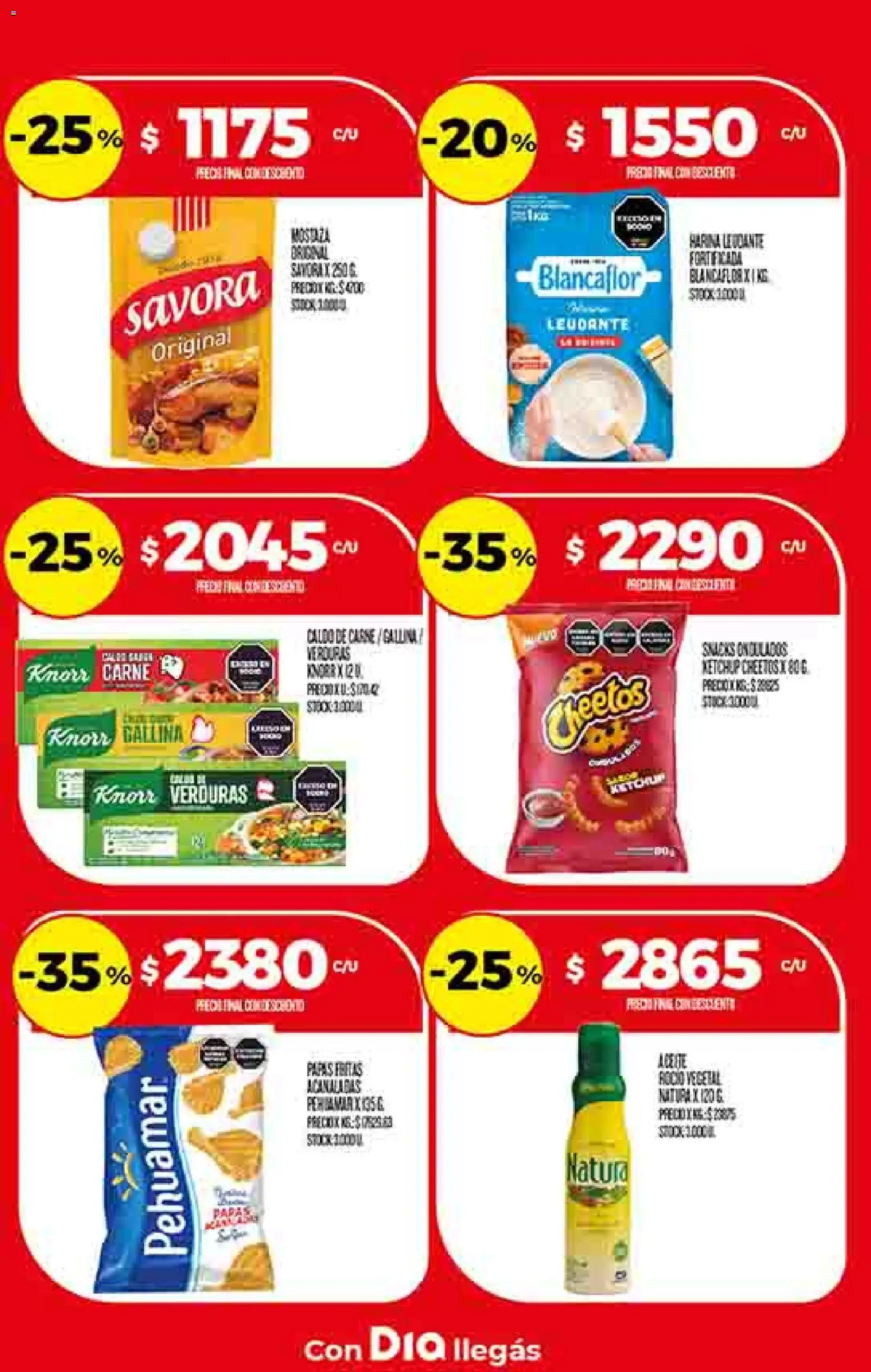 Dia - Ofertas - Salta y Jujuy │ válido desde el 25.02.2026 | Página: 17 | Productos: Harina, Ketchup, Mostaza, Papas fritas