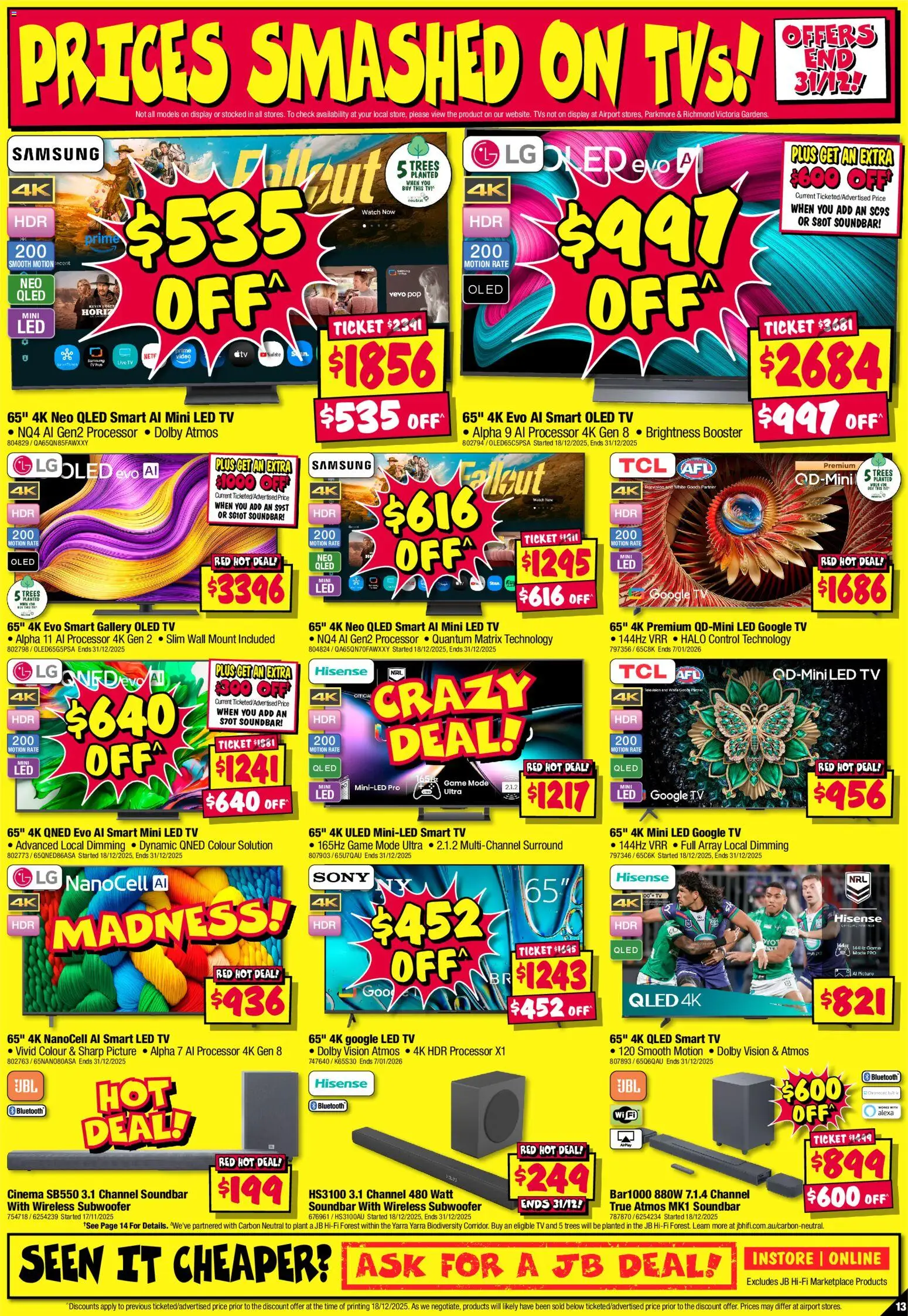 JB Hi-Fi catalogue - valid from 26.12.2025 | Page: 13 | Products: Plant, Watch, Television, Game