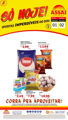 Assaí Atacadista ofertas - RR - Pré-Visualização do folheto da loja Assaí Atacadista, válido de 01.03.2026