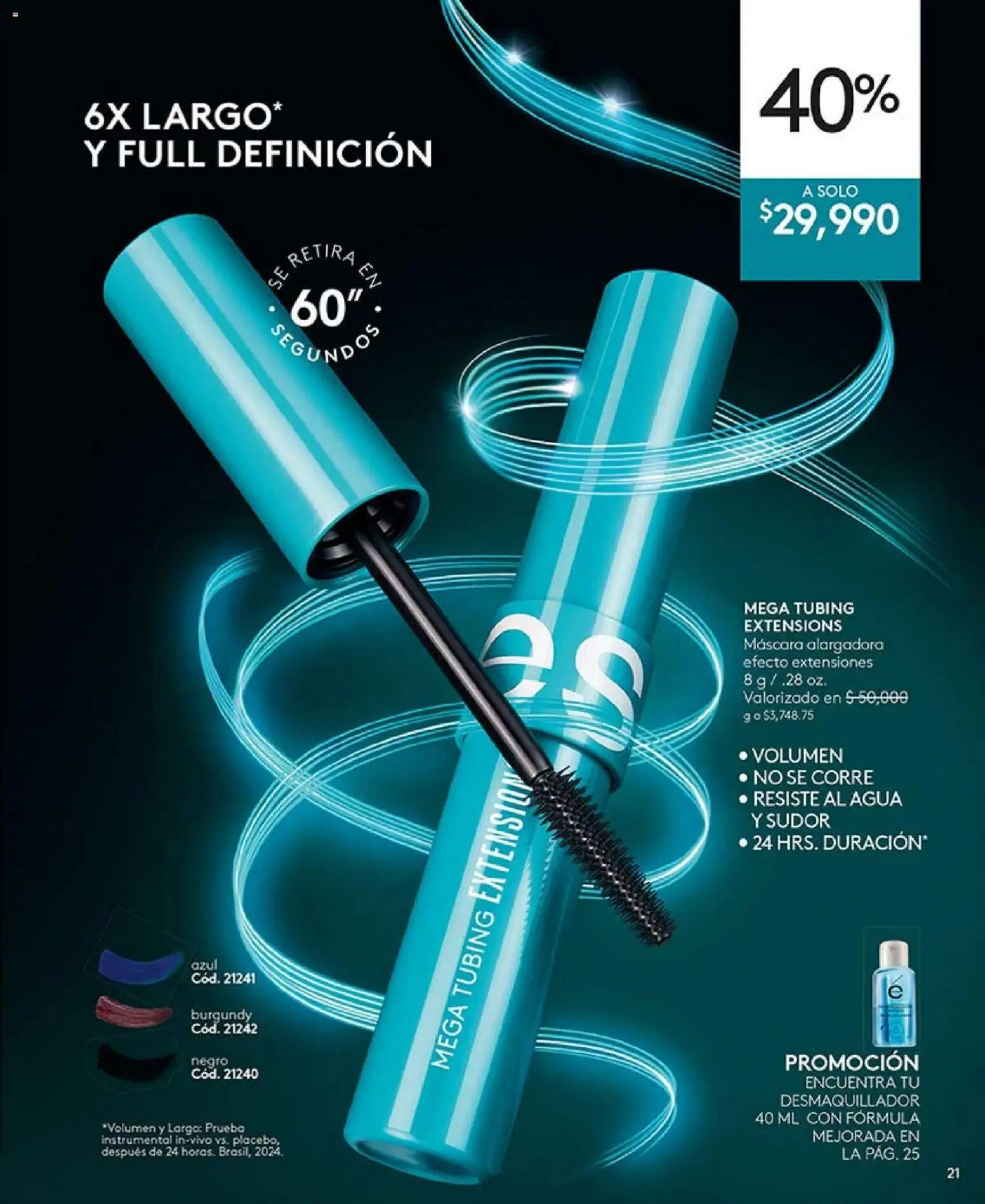 Ésika revista - valida desde el 20.02.2026 | Página: 21 | Productos: Agua, Máscara