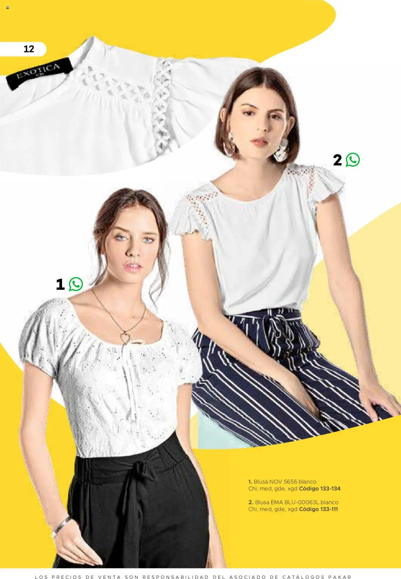 Nuevas ofertas de SC Pakar válidas en toda la República Mexicana desde el 31.01.2025. ¡Encuentra las mejores ofertas en SC Pakar catálogo Ropa! | Página: 12 | Productos: Blusa