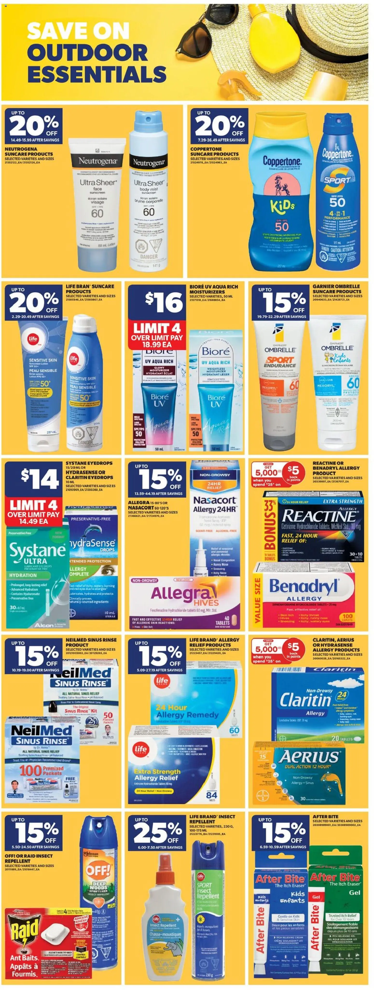 Real Canadian Superstore flyer valid from 30.04.2026 | Page: 31 | Products: Cream, Sunscreen