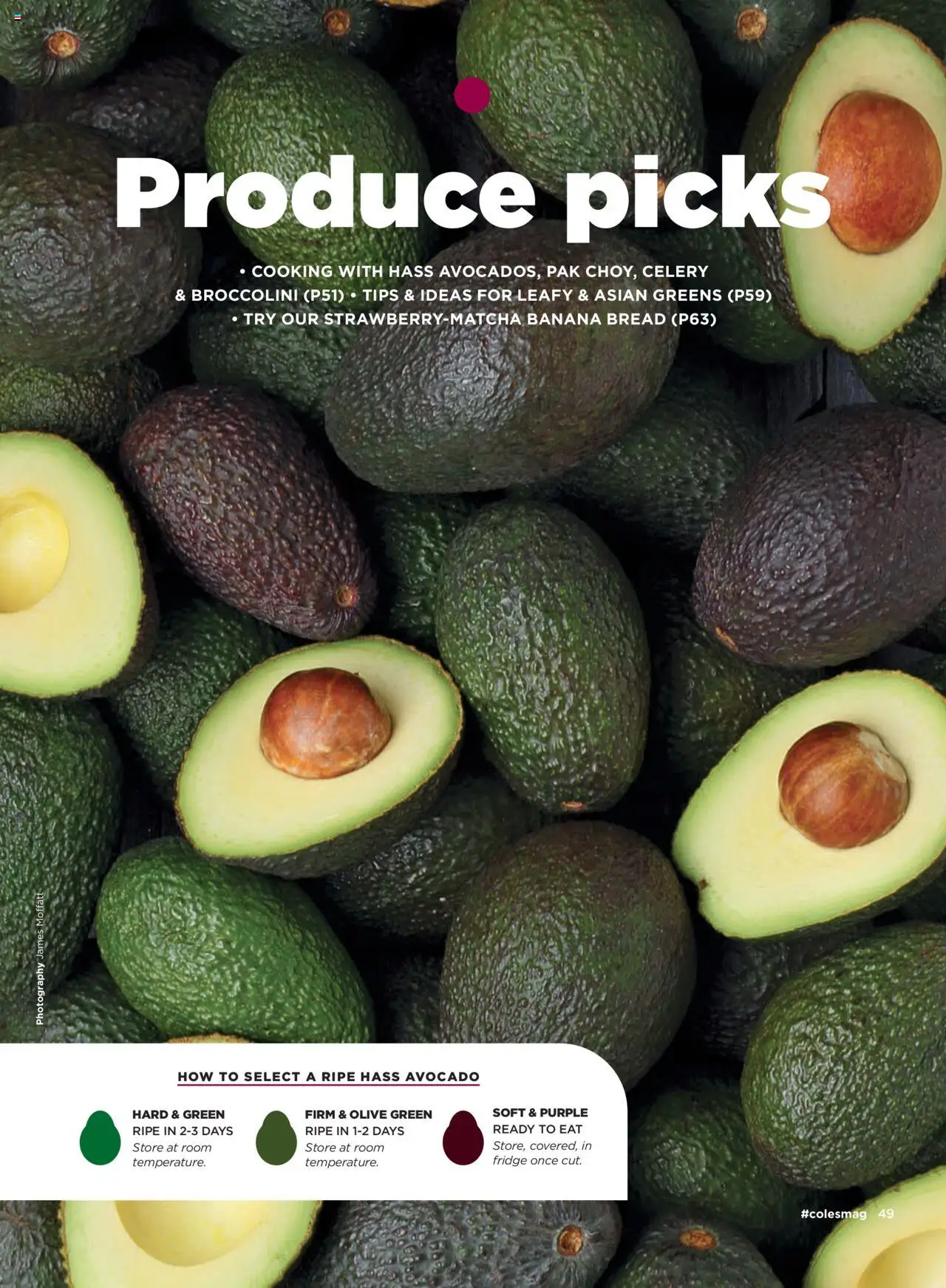 Coles catalogue - valid from 06.10.2025 | Page: 49 | Products: Bread, Avocado, Greens, Fridge