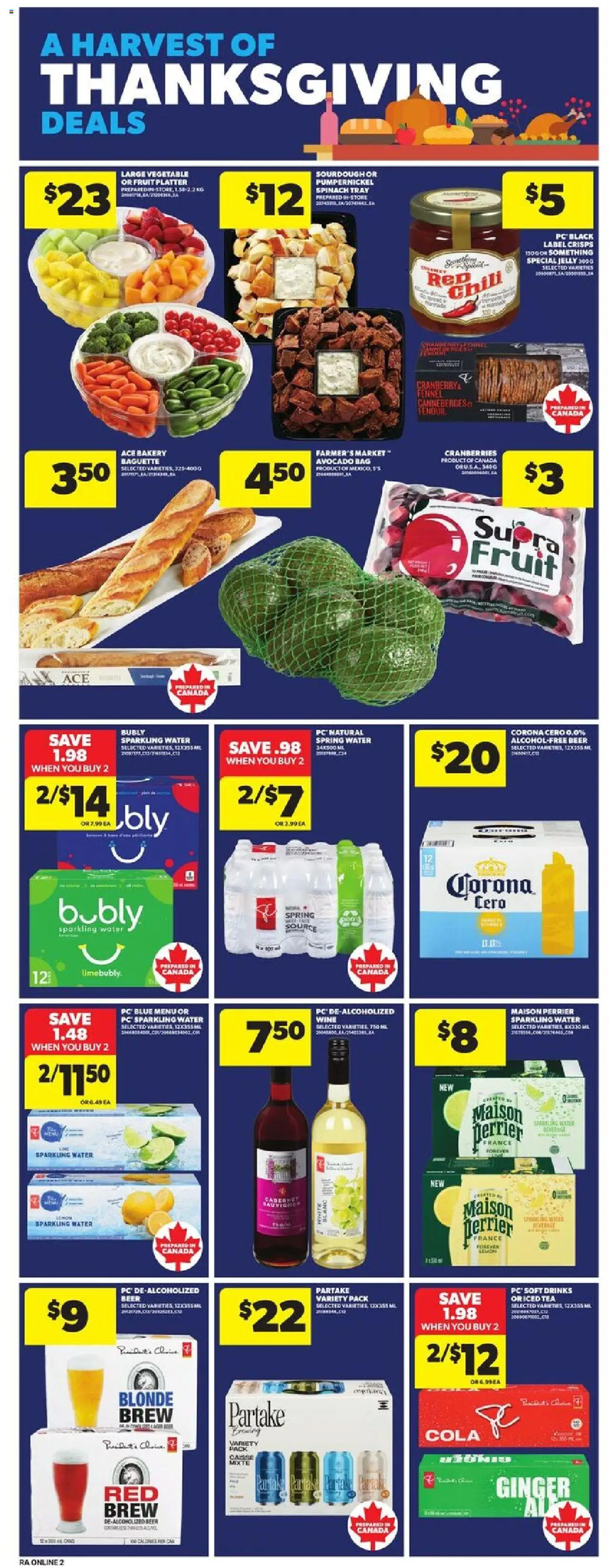 Atlantic Superstore flyer valid from 25.09.2025 | Page: 10 | Products: Bag, Bakery, Wine, Beer