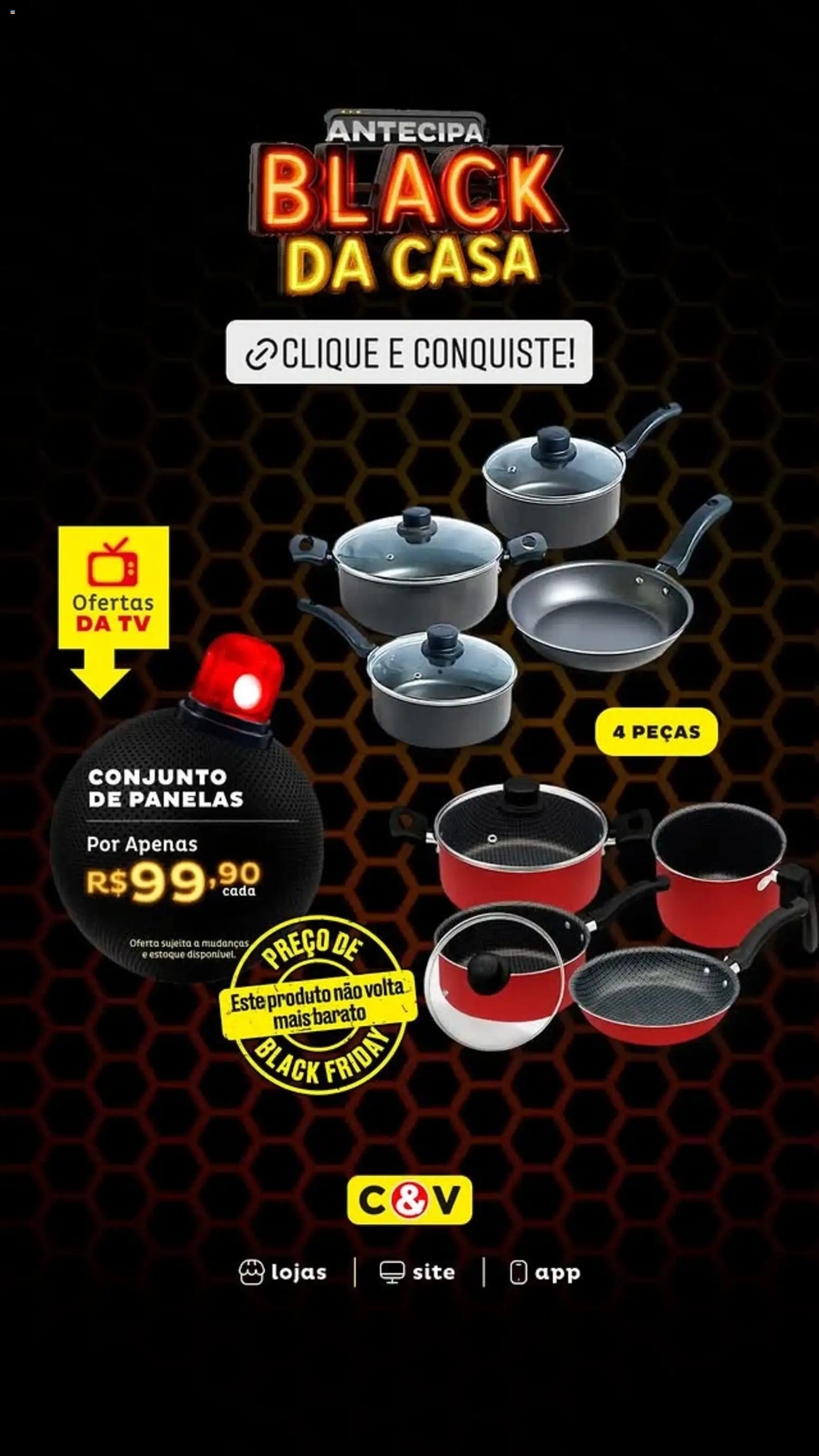 Casa e Video Folheto - válido de 24.11.2025 | Página: 3 | Produtos: Conjunto de panelas, Tv